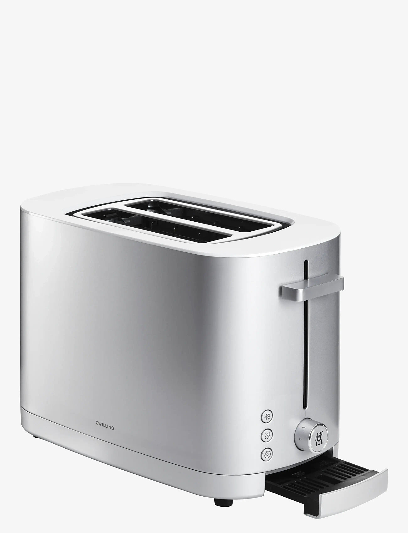 Zwilling - Brödrost med bull/bröd värmare, 2 korta fack, 1000W  Silver - brødrister - silver - 2