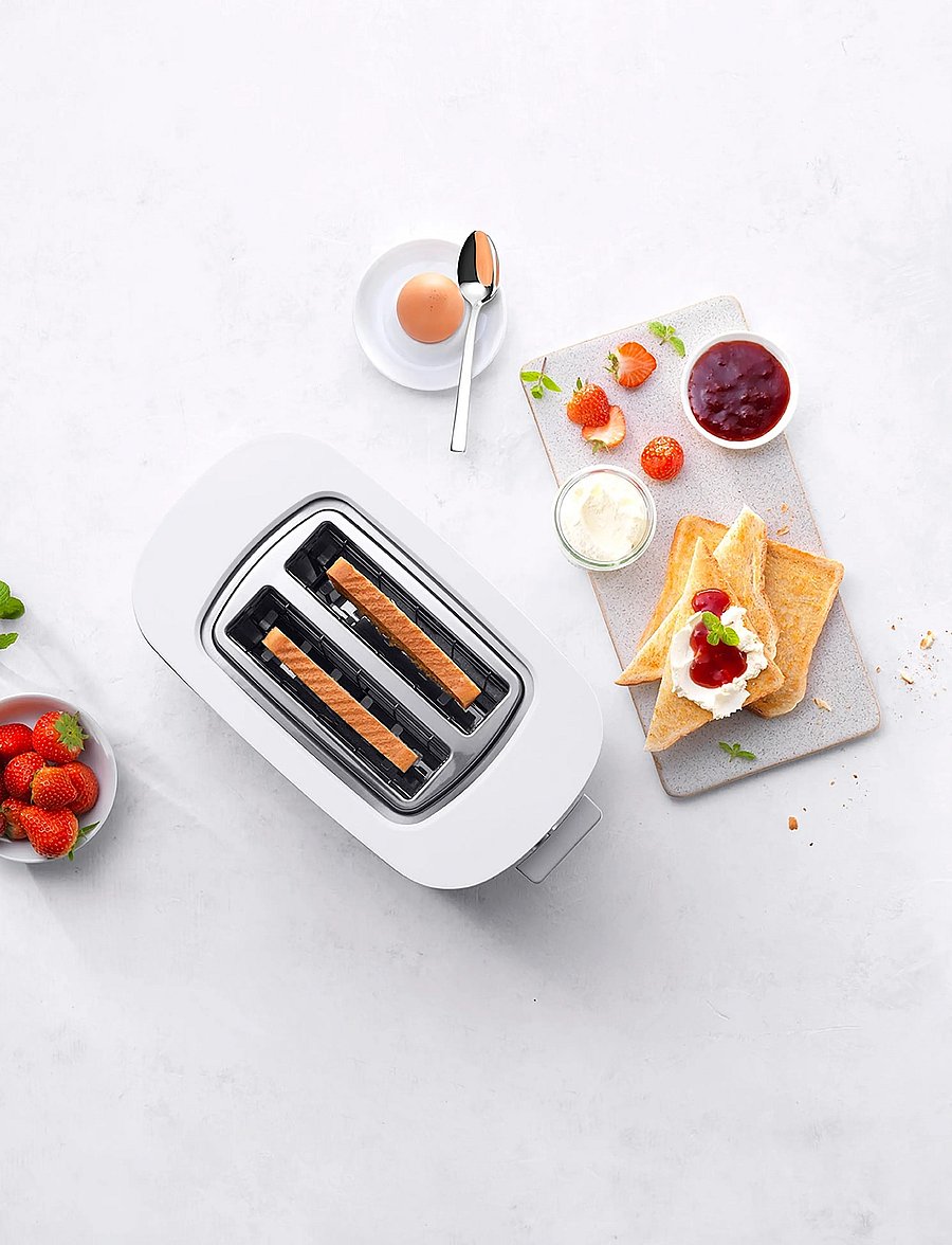 Zwilling - Brödrost med bull/bröd värmare, 2 korta fack, 1000W Silver - rösterid - silver - 4
