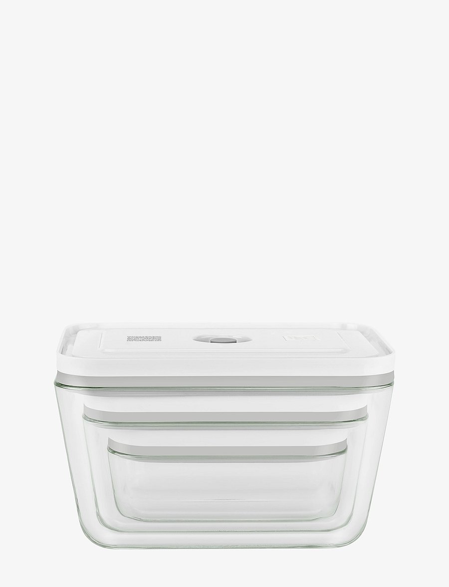 Zwilling - Fresh & Save, Vacuum boxset S/M/L / 3-p, glass - säilituspurgid - grey - 2