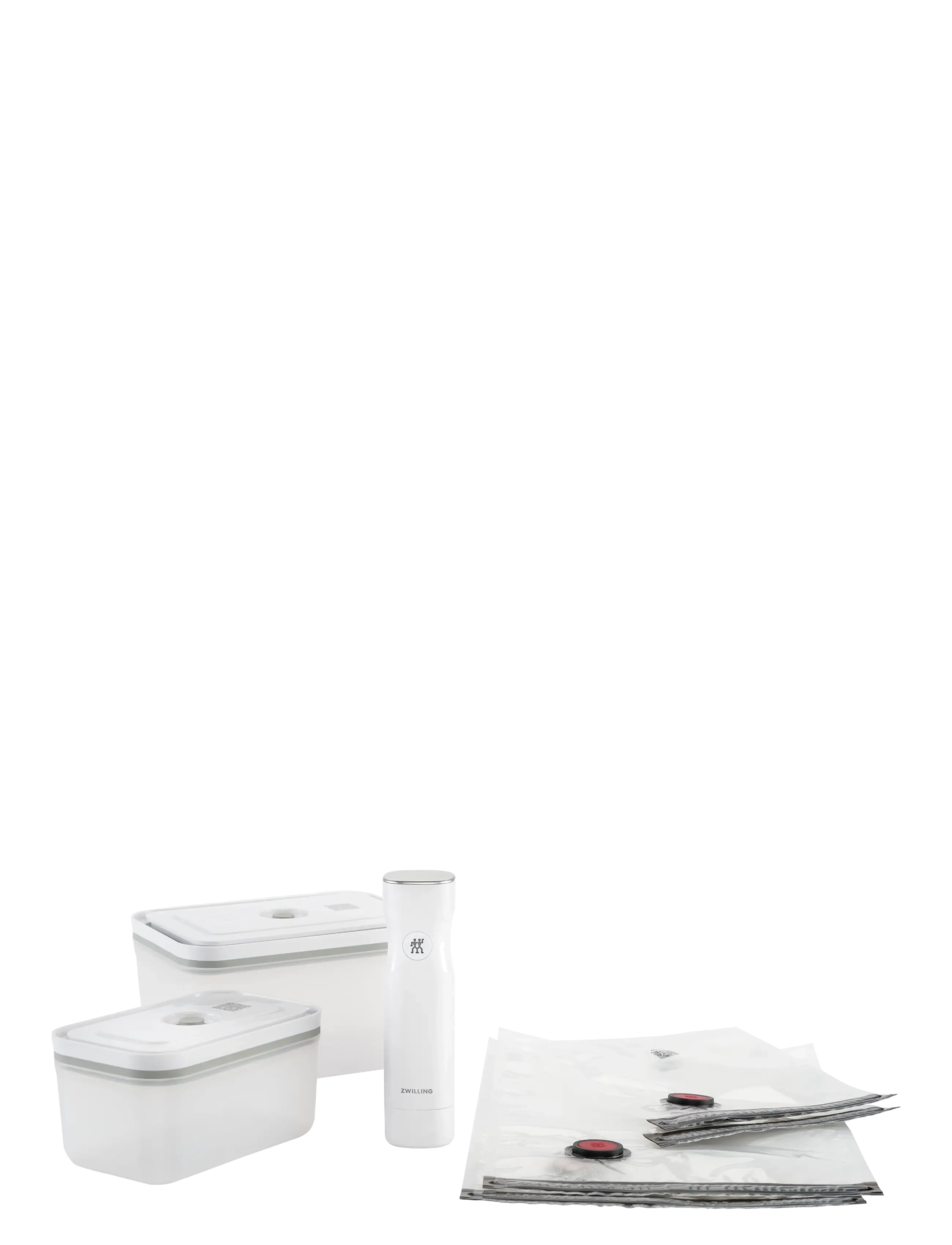 Zwilling Fresh & Save, V.startpakke Plastik_M/L Hvid, 29.5X15.3X28.3 cm, Kitchen Storage, Weiß - Boxes Containers, Homeware