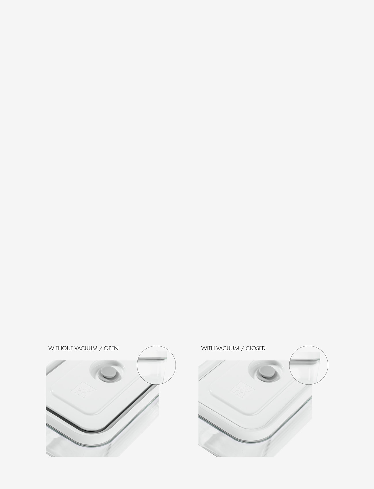 Zwilling - Fresh & Save, Vakuum start set Plast Vit 7-delar - köp efter pris - white - 3