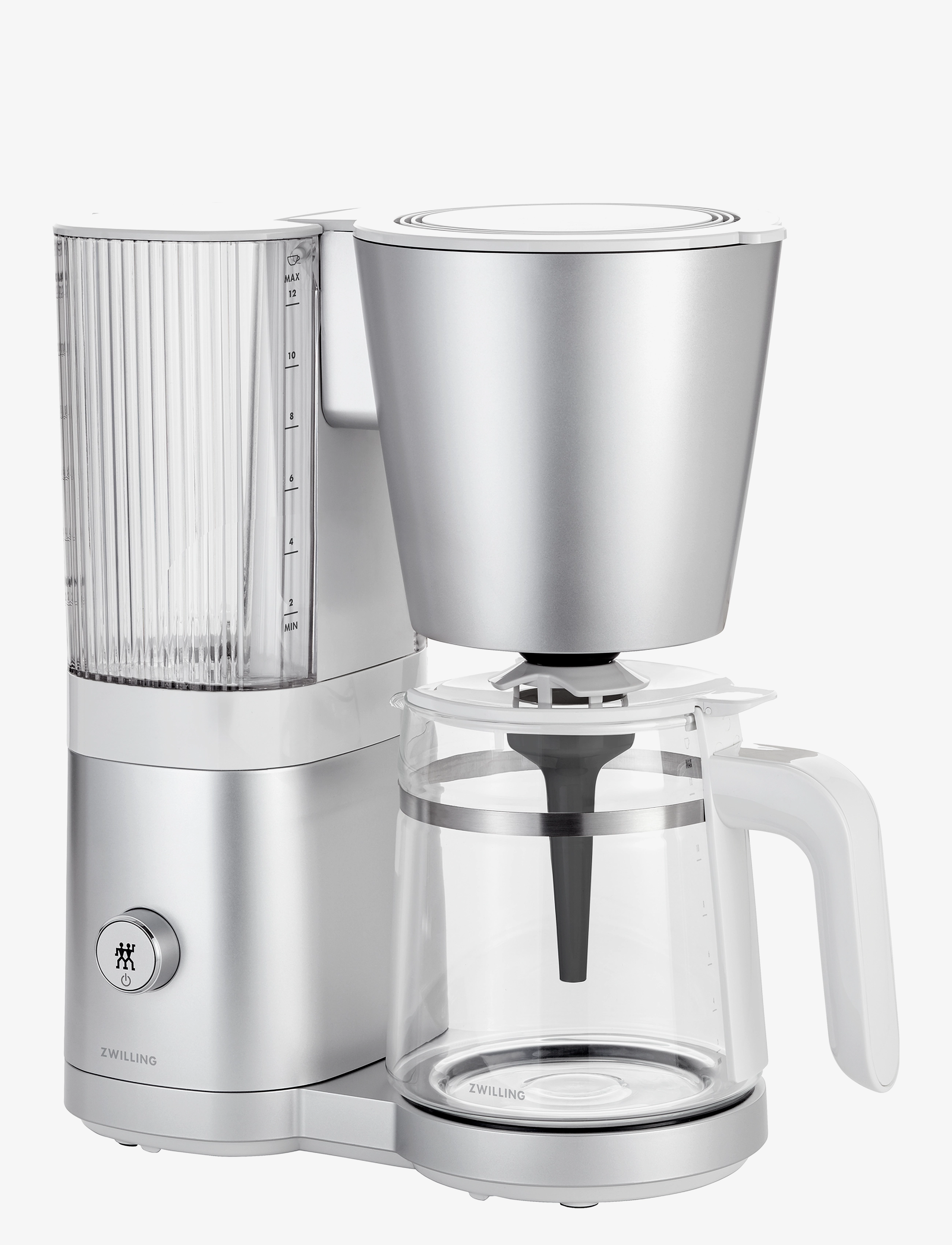 Zwilling - Enfinigy, Drip coffee maker 1.5 l - kohvimasinad - silver-white - 2