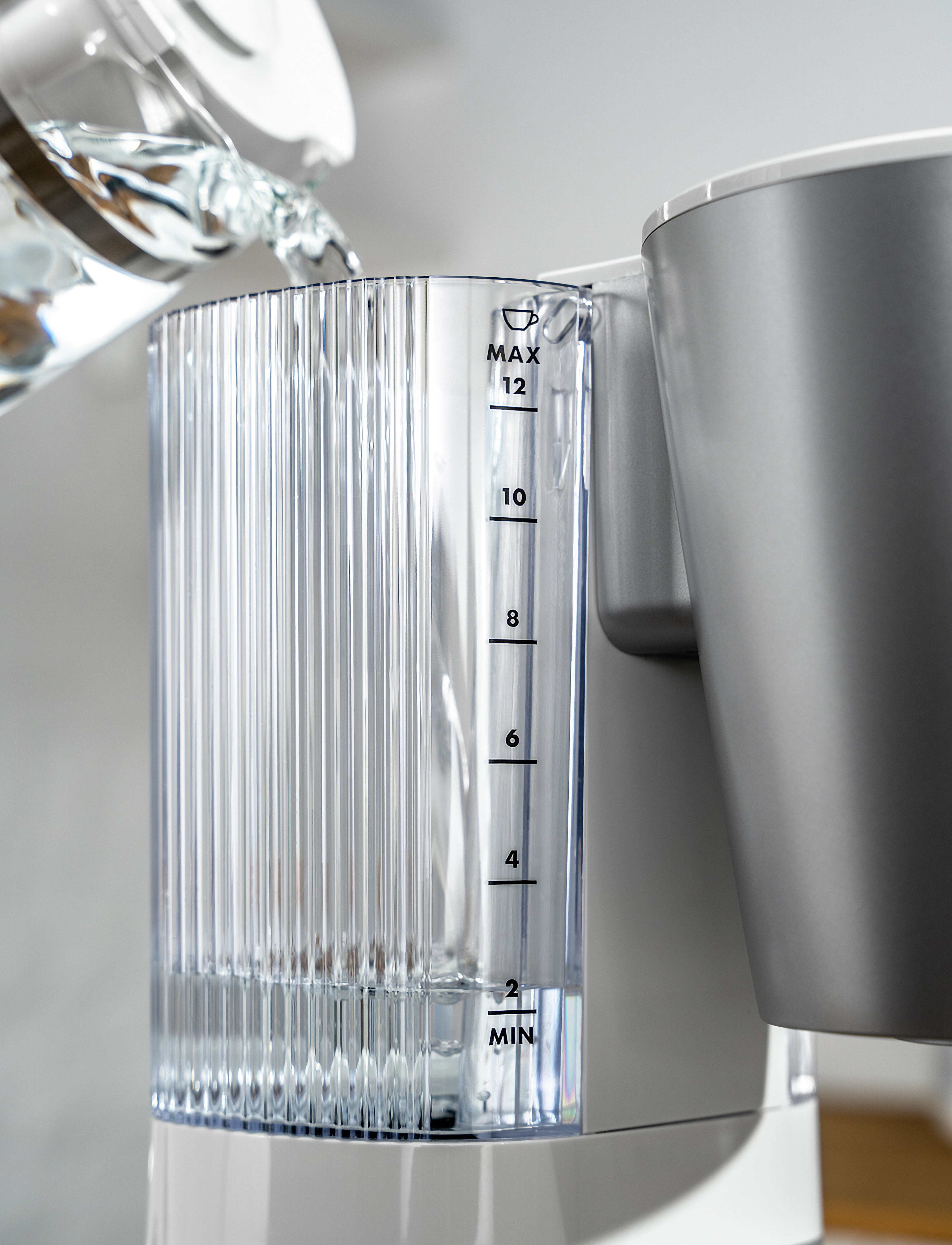 Zwilling Enfinigy, Kaffemaskine 1.5 Sølv-Hvid, L, Kitchen Appliances, Silber - Coffee Makers, Homeware