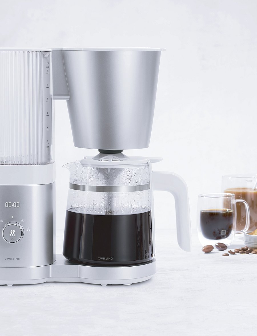 Zwilling - Enfinigy, Drip coffee maker 1.5 l - kohvimasinad - silver-white - 3