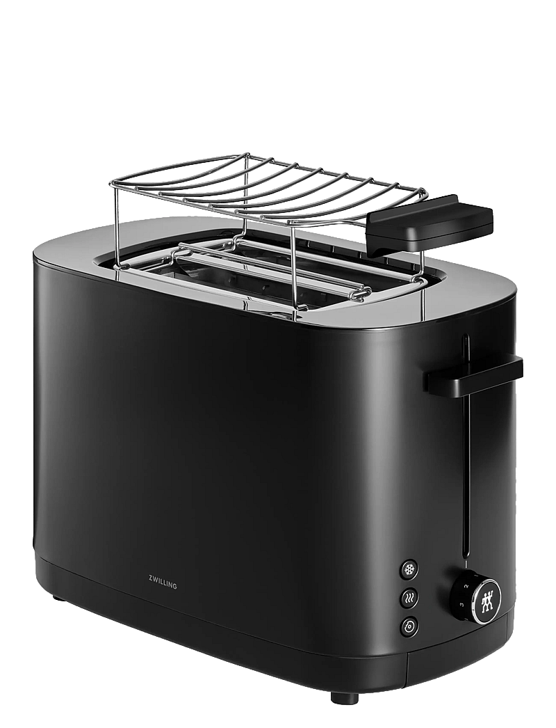 Zwilling - Brödrost med bull/bröd värmare, 2 korta fack, 1000 W Svart - toaster - black - 0