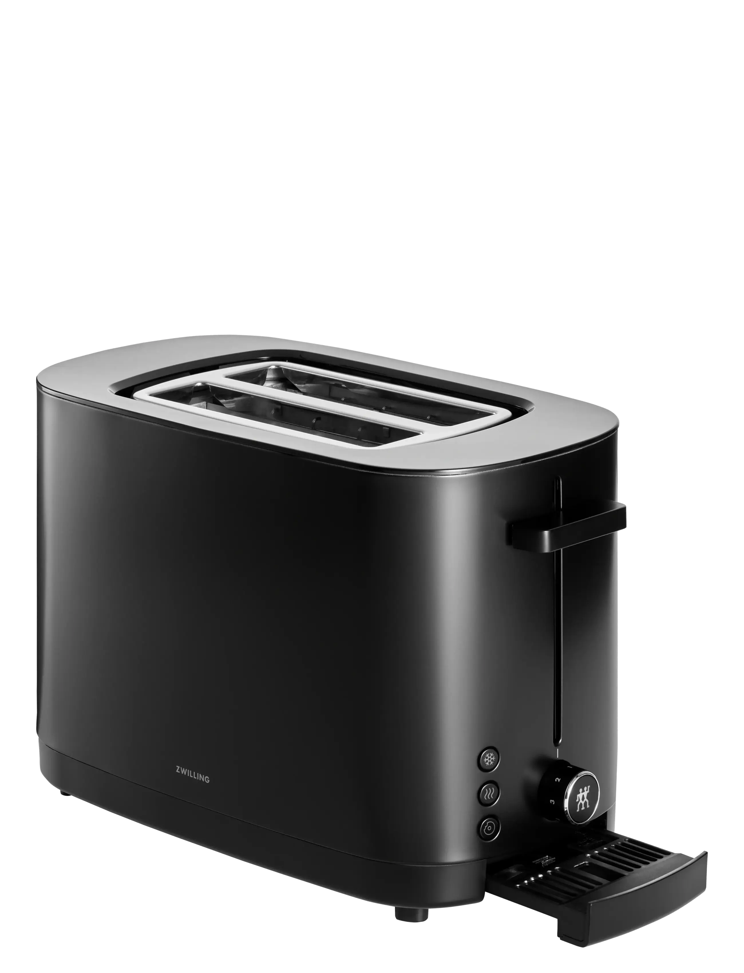 Zwilling - Brödrost med bull/bröd värmare, 2 korta fack, 1000 W Svart - toasters - black - 2