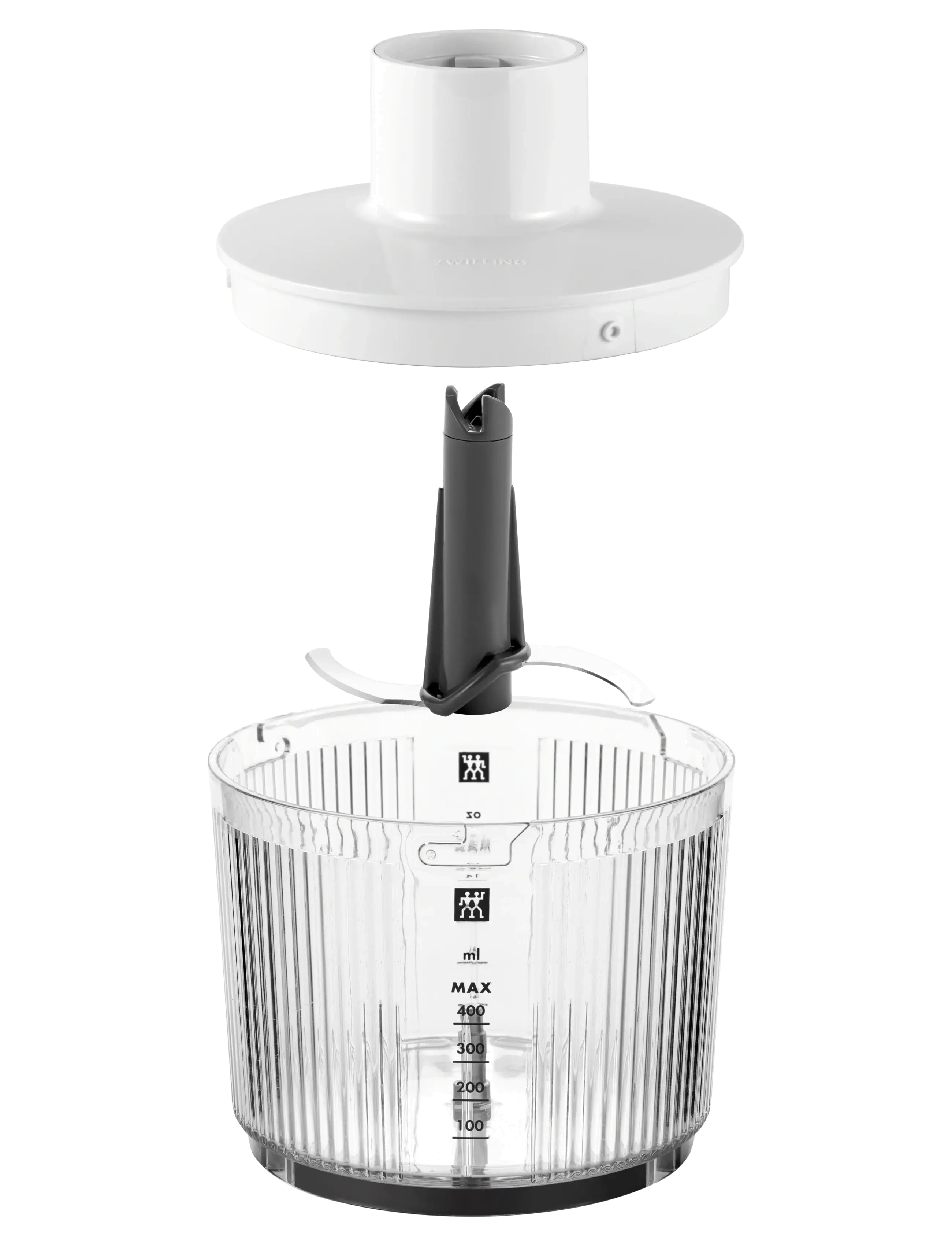 Zwilling - Hack behållare med rostfria knivblad till stavmixer, 400 ml  vit - mikserid ja blenderid - white - 2