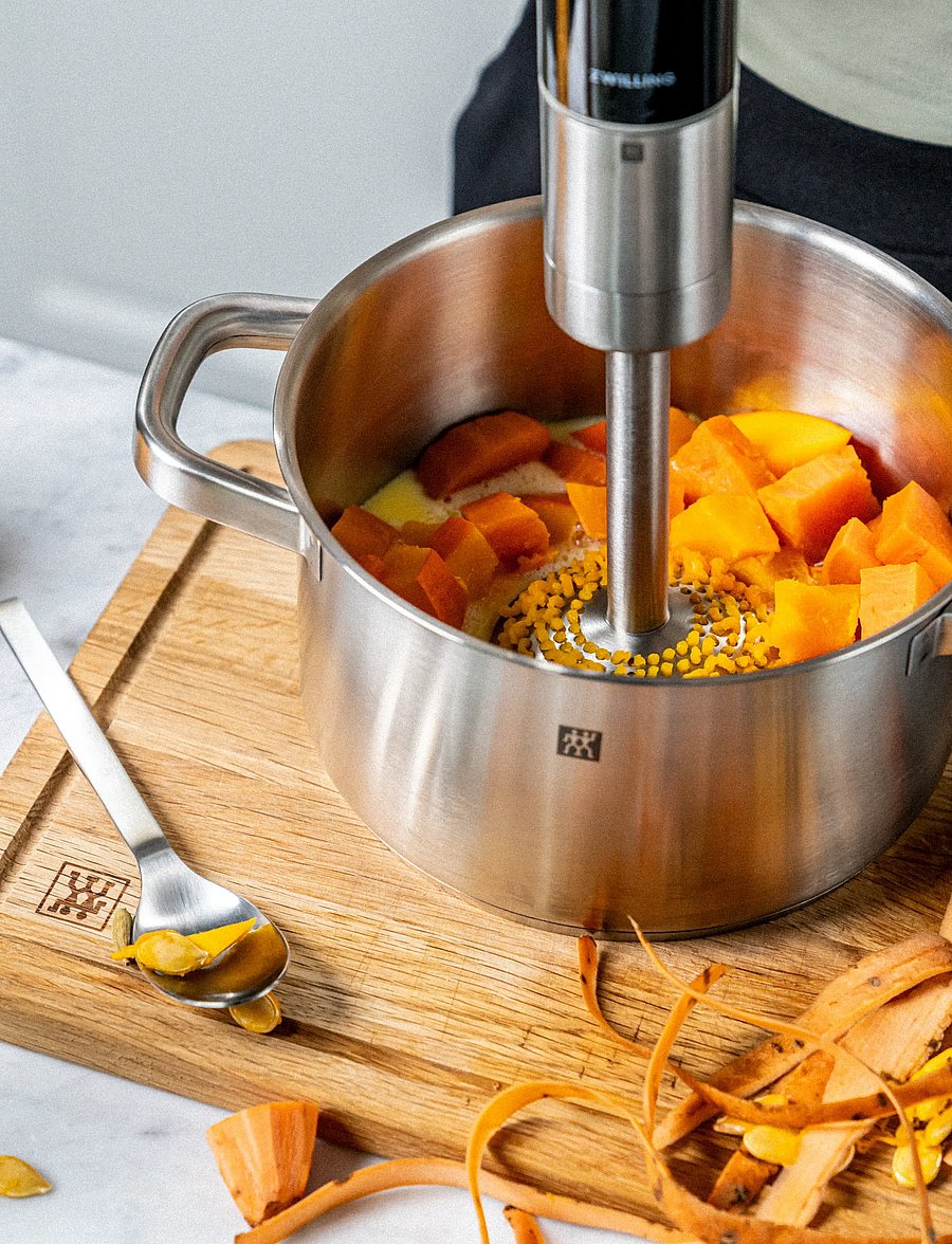 Zwilling - Grönsakspuréer, potatisstöt mm till stavmixer med rostfria knivblad - standmixer - silver - 0