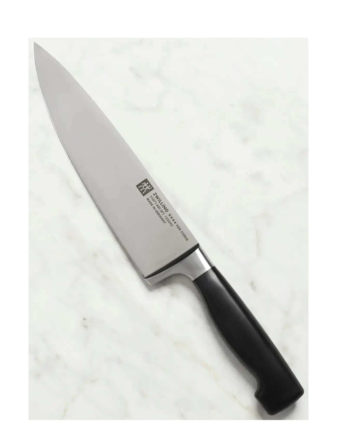 Zwilling - Kockkniv Four Star 20 cm - kockknivar - black - 2