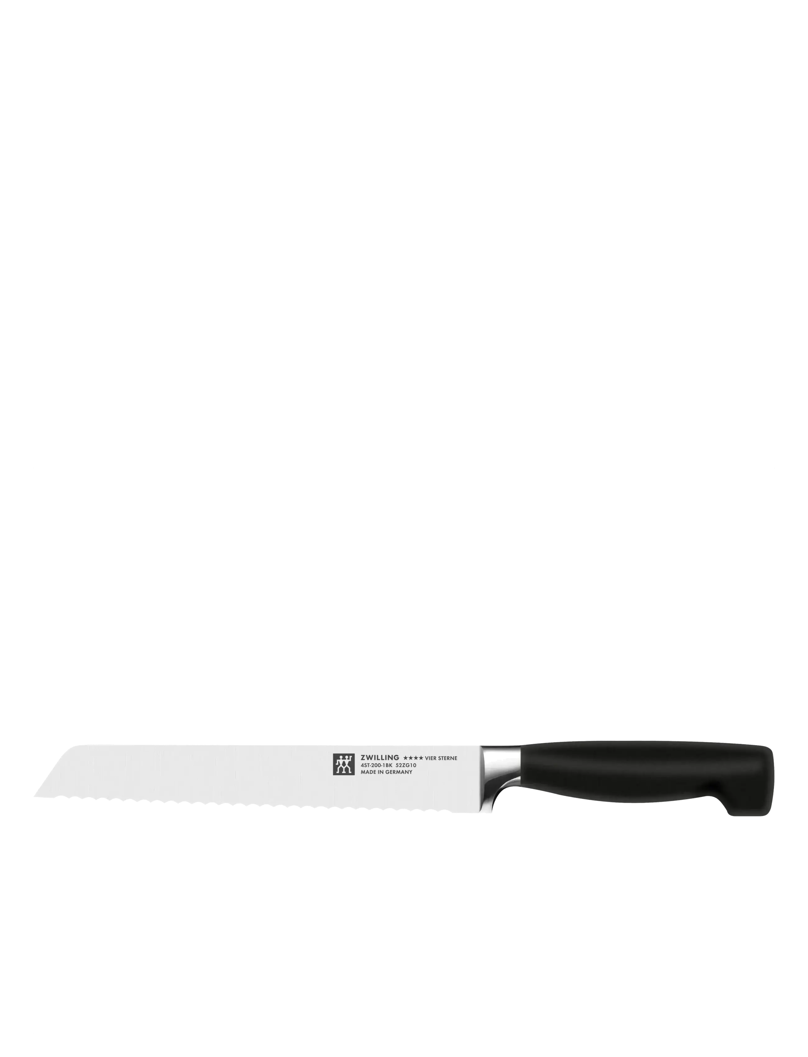 Zwilling Brödkniv Four Star 20 cm - Køkkenknive & Knivtilbehør - BLACK / black