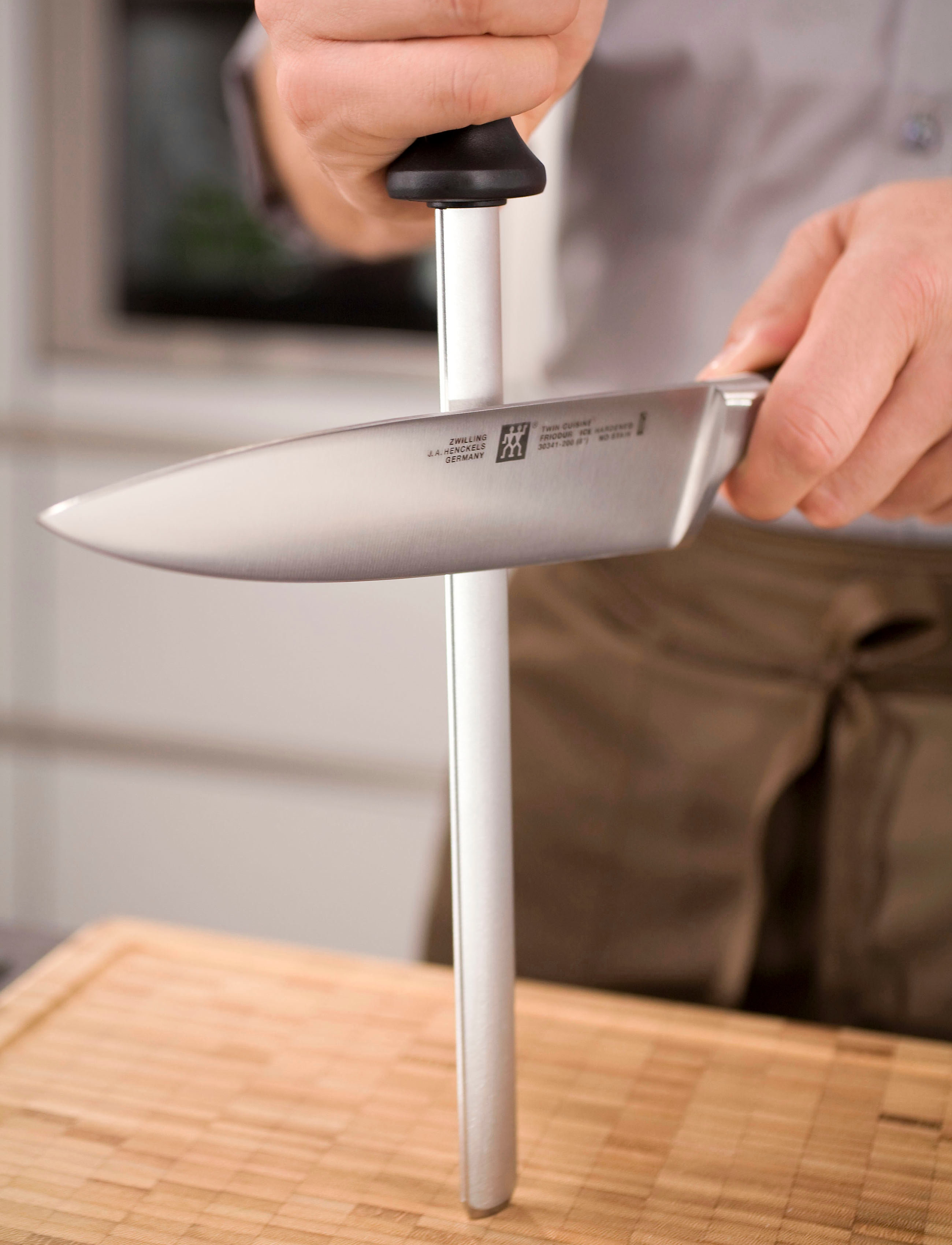 Zwilling Slibestål, L:26 cm, Knives & Accessories, Silber - Knife Sharpeners Honing Steels, Homeware