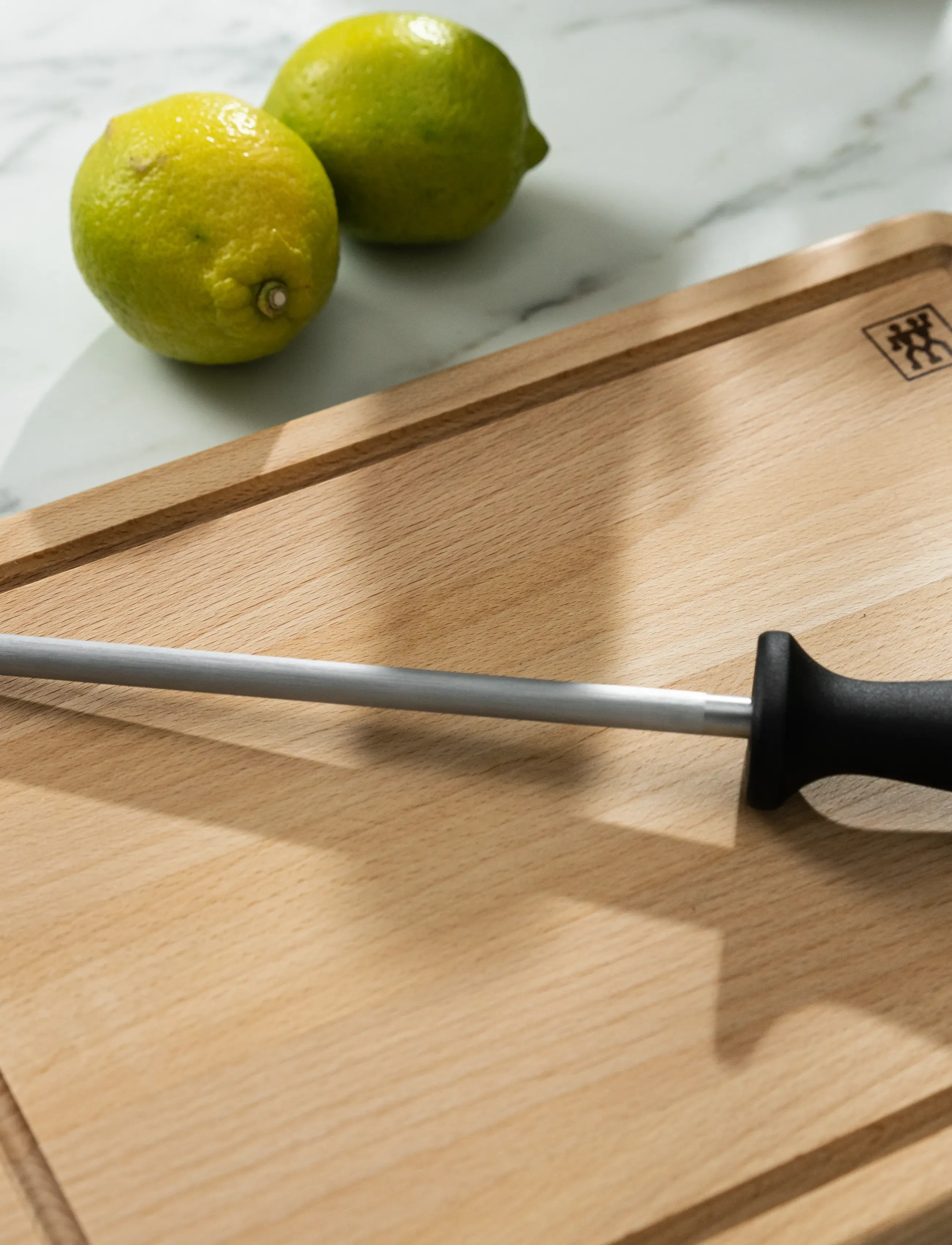 Zwilling - Sharpening steel - black, silver - 2