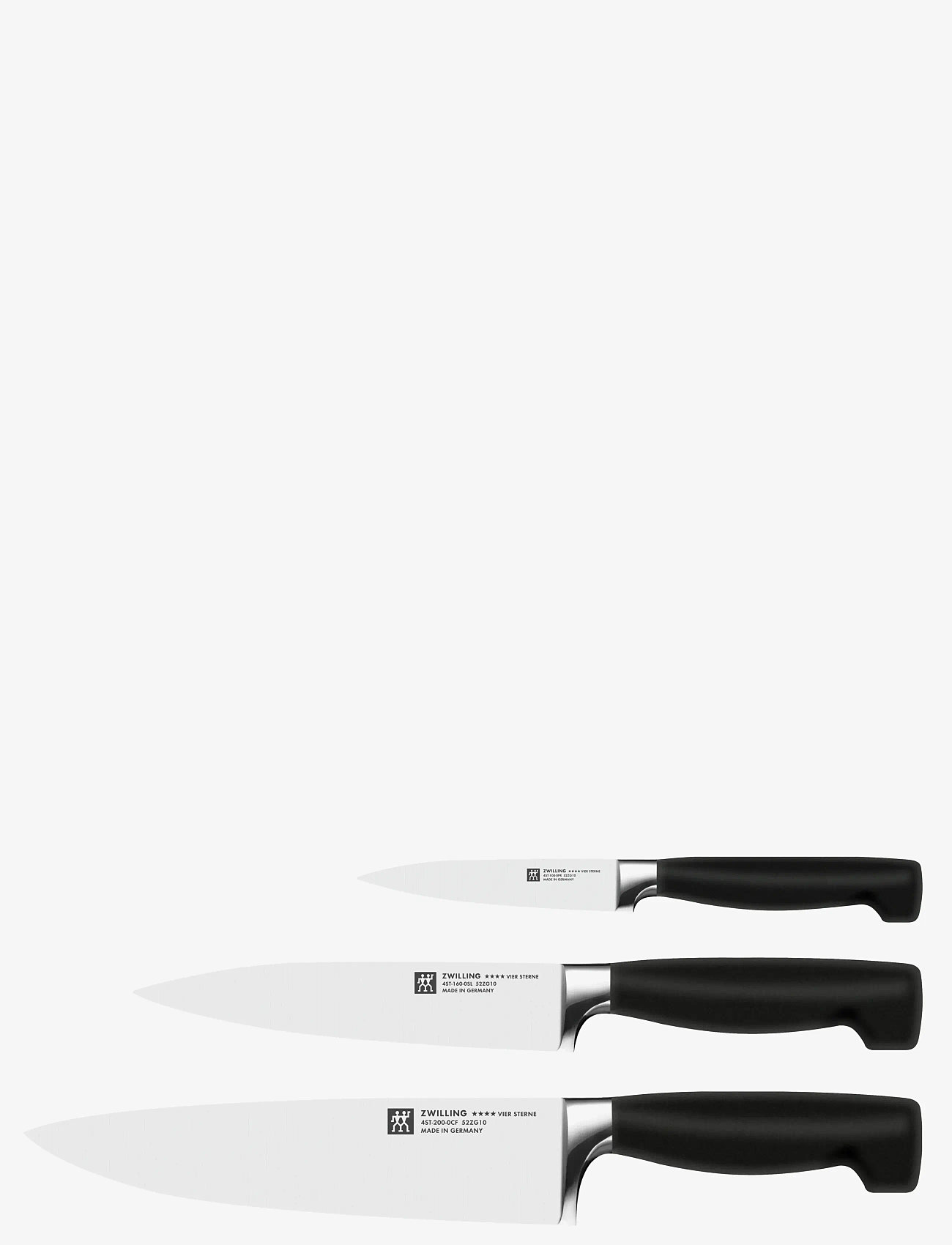 Zwilling - Knivset Four Star 3-delar - knivset - black - 0