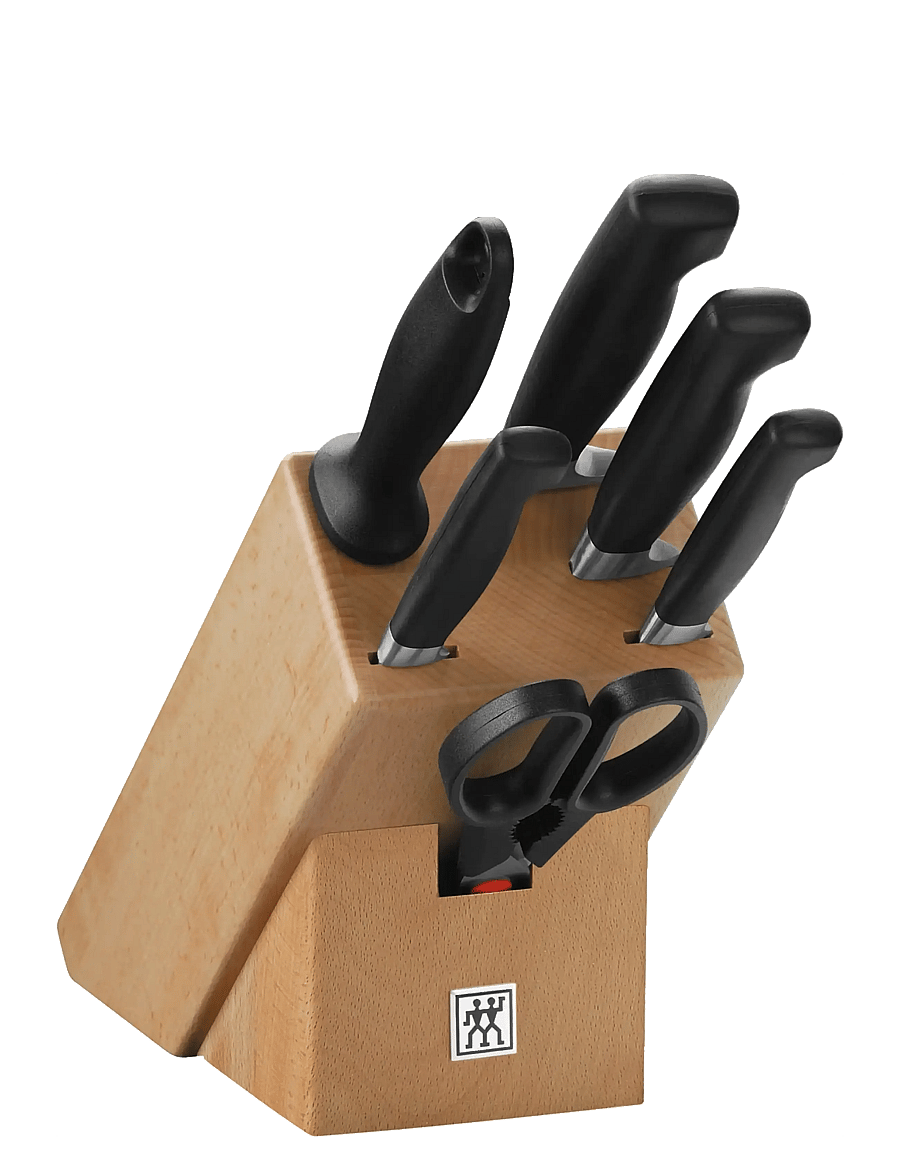 Zwilling - Knivset Four Star 7-delar - nažu statīvi - natural - 0
