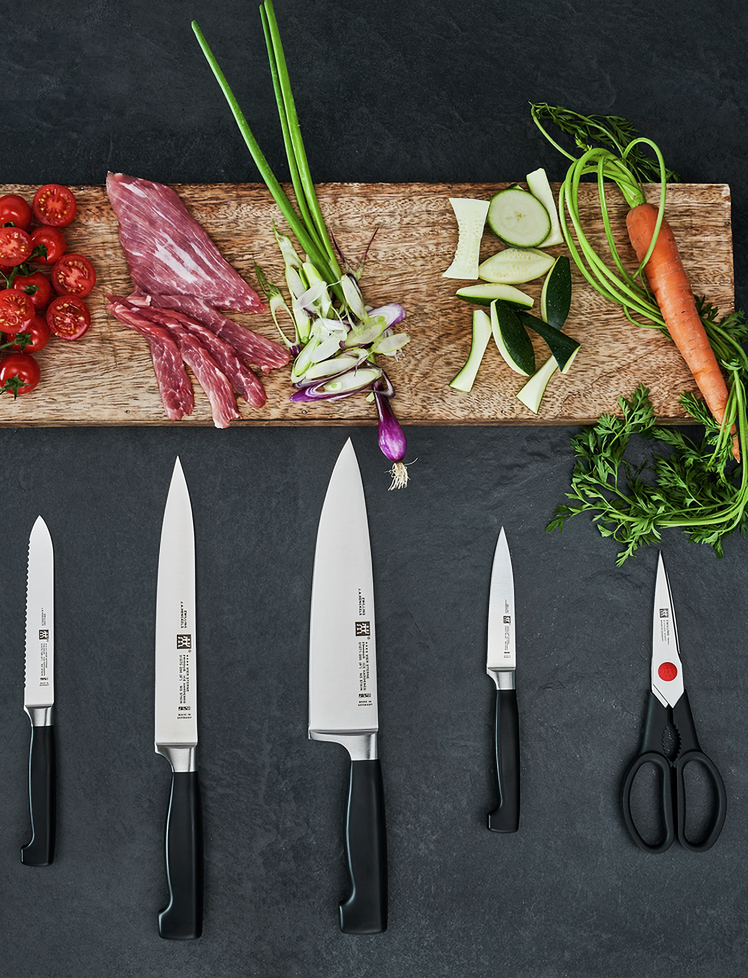 Zwilling - Four Star, Knife block set +KiS 7 Ash - achat par prix - brown - 3