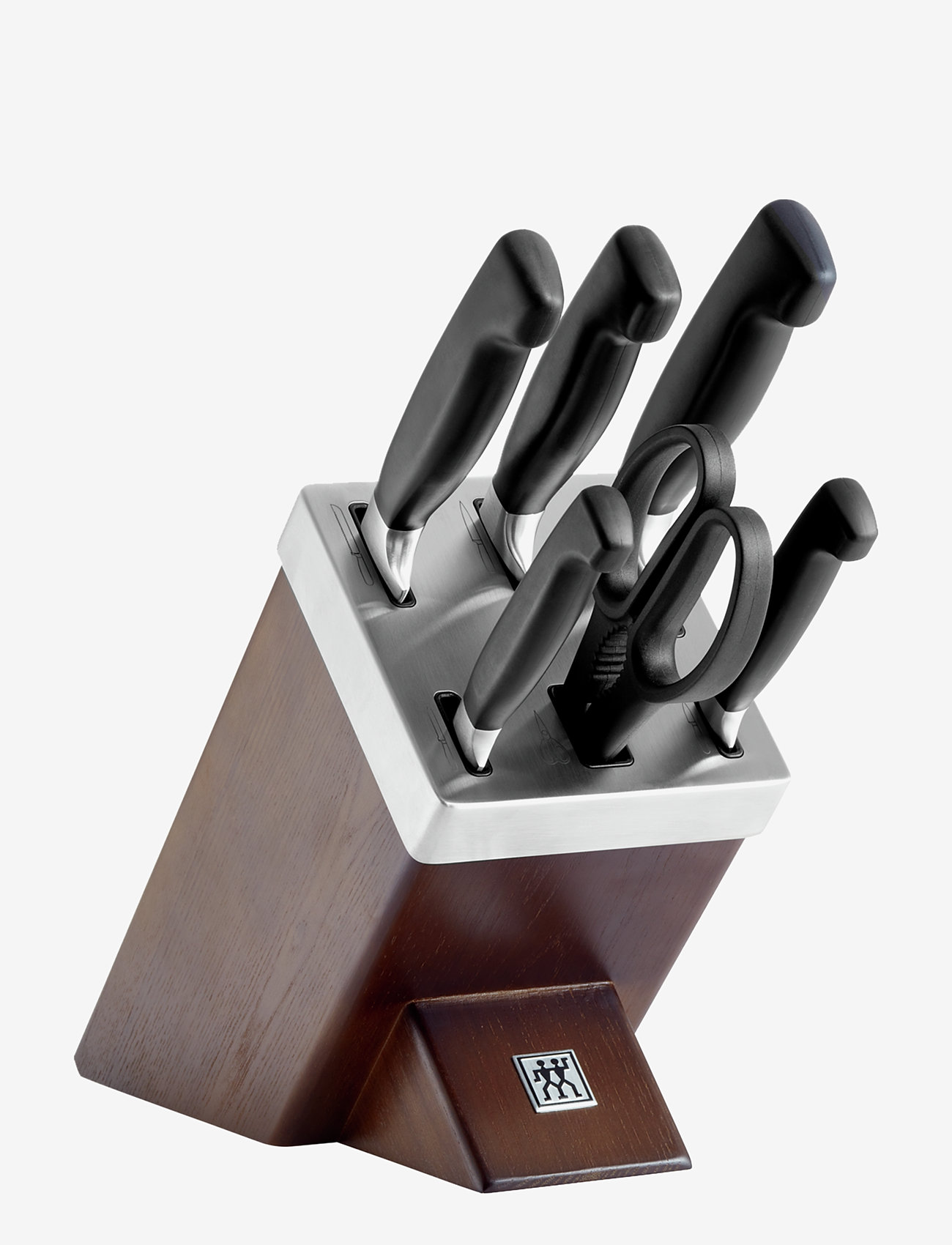 Zwilling - Four Star, Knife block set +KiS 7 Ash - messersets - brown - 0