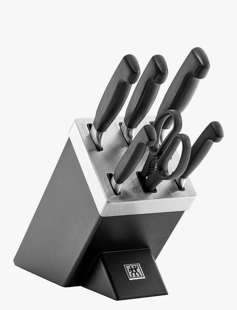 Zwilling - Four Star, Knife block set +KiS 7 Ash - noakomplektid - black - 0