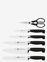 Zwilling - Four Star, Knife block set +KiS 7 Ash - knife sets - black - 1
