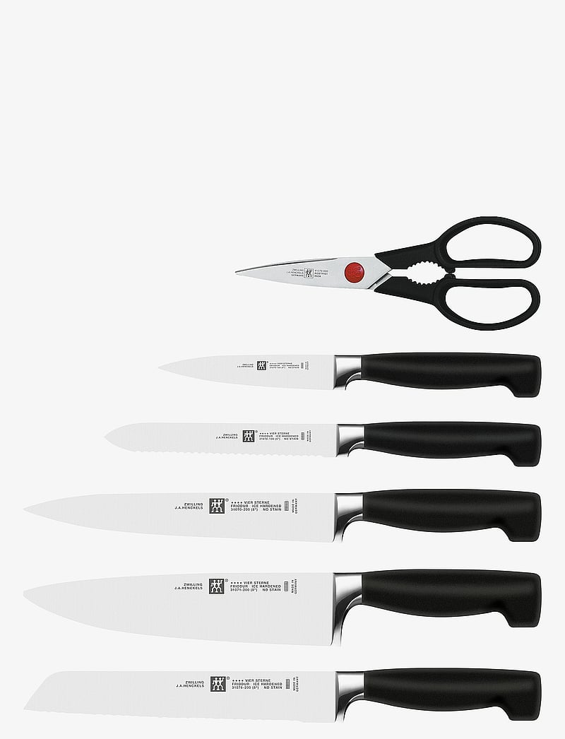 Zwilling - Four Star, Knife block set +KiS 7 Ash - noakomplektid - black - 1