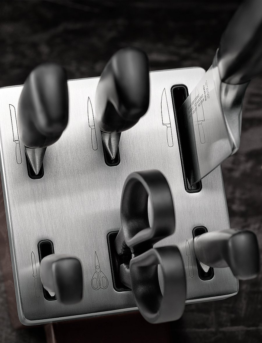 Zwilling - Four Star, Knife block set +KiS 7 Ash - osta hinna alusel - black - 3