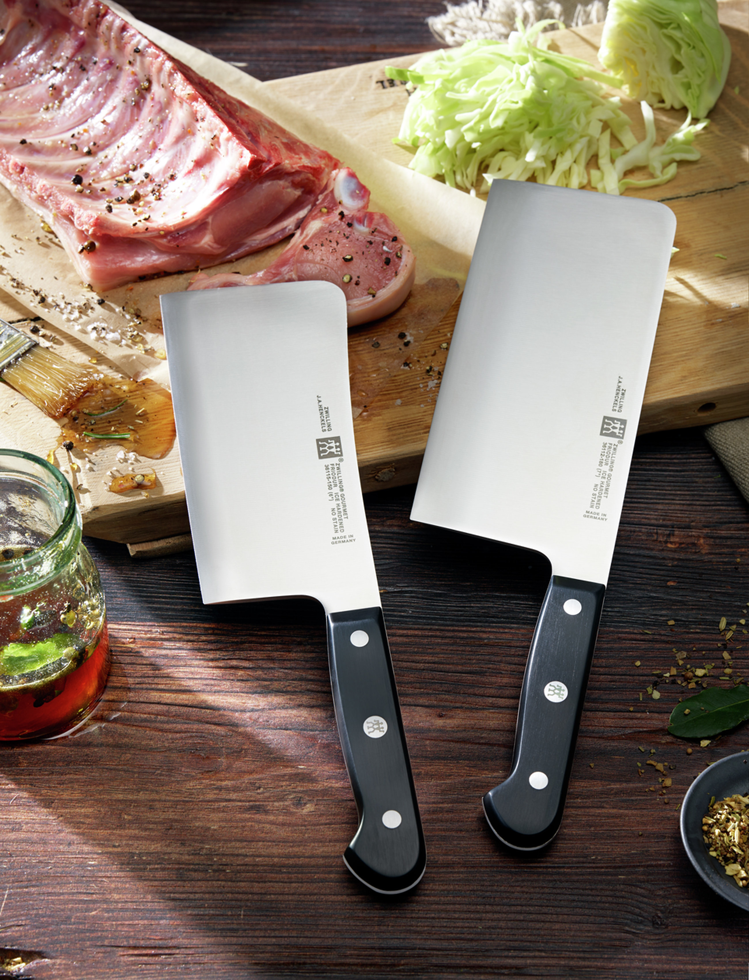 Zwilling Kødøkse, L:15 cm, Knives & Accessories, Schwarz - Chef Knives, Homeware