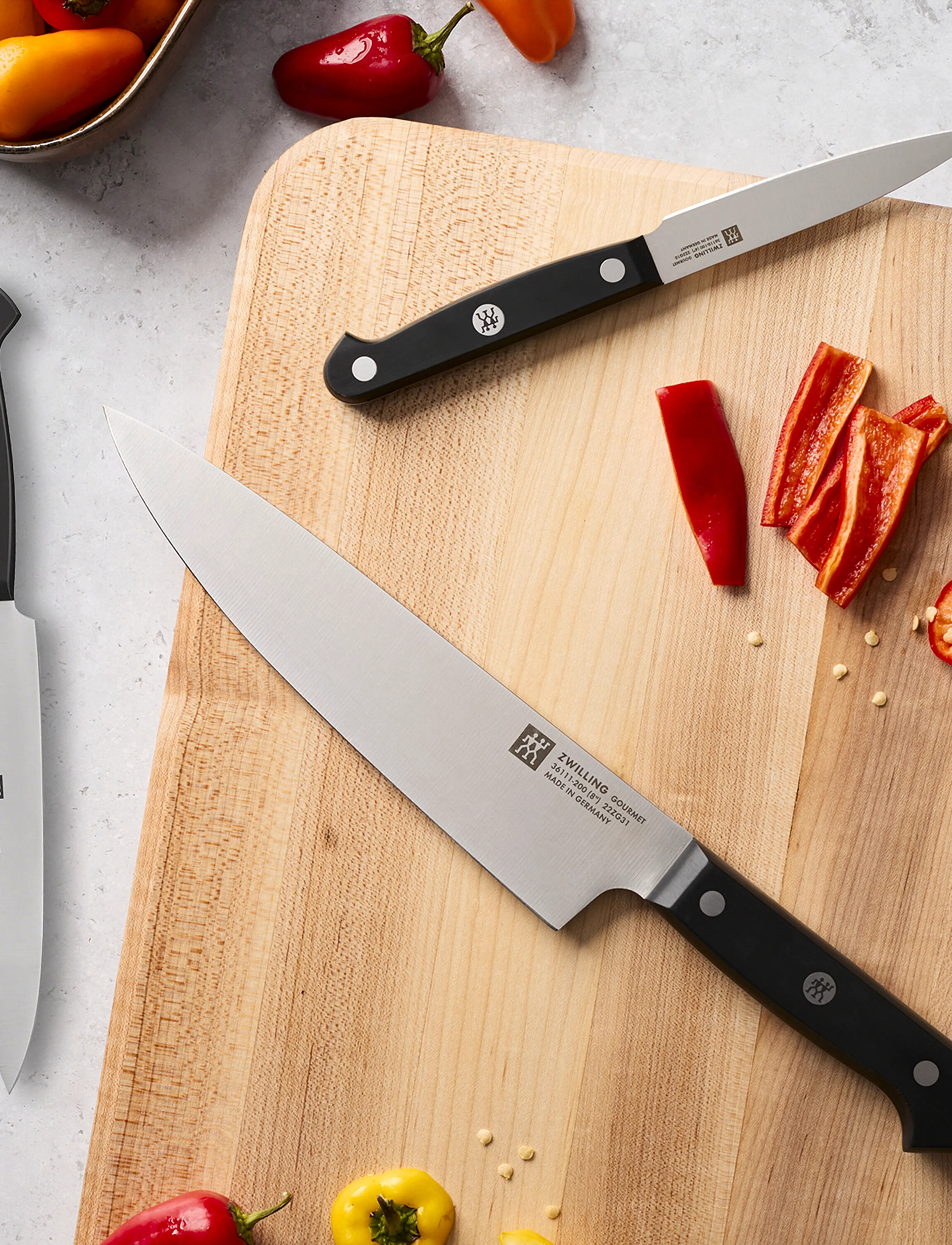 Zwilling - Knife set, 3-pcs - knivsæt - silver, black - 5