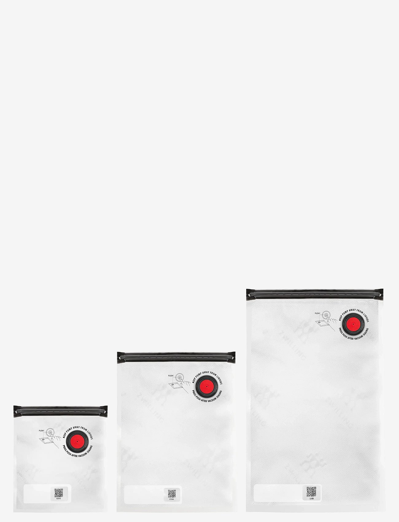 Zwilling | Fresh & Save Vakuum Påsar. Innehåller: 4 St S - 4 Stm - 2 St L | ONE SIZE