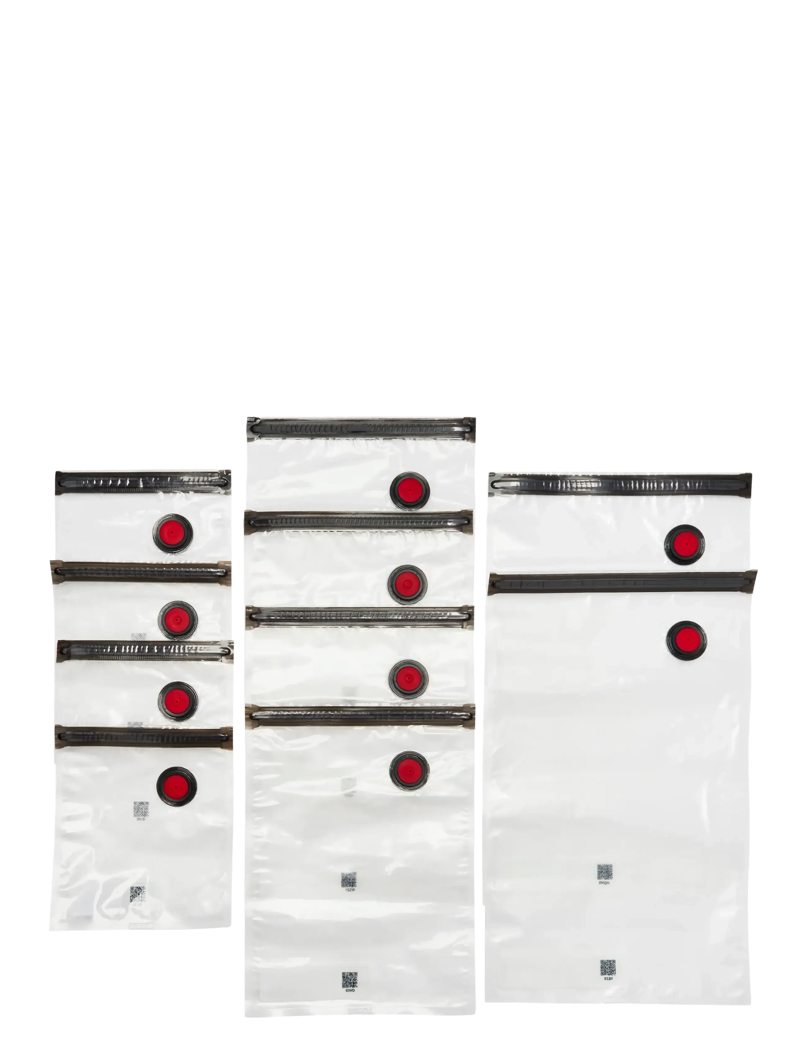 Zwilling - Fresh & Save Vakuum påsar. Innehåller:  4 st S - 4 stM - 2 st L - vakuuma iepakotāji - clear - 2