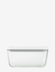 Zwilling - Fresh & Save, Vakuumbeholder M Grå Glas - laveste priser - grey - 1