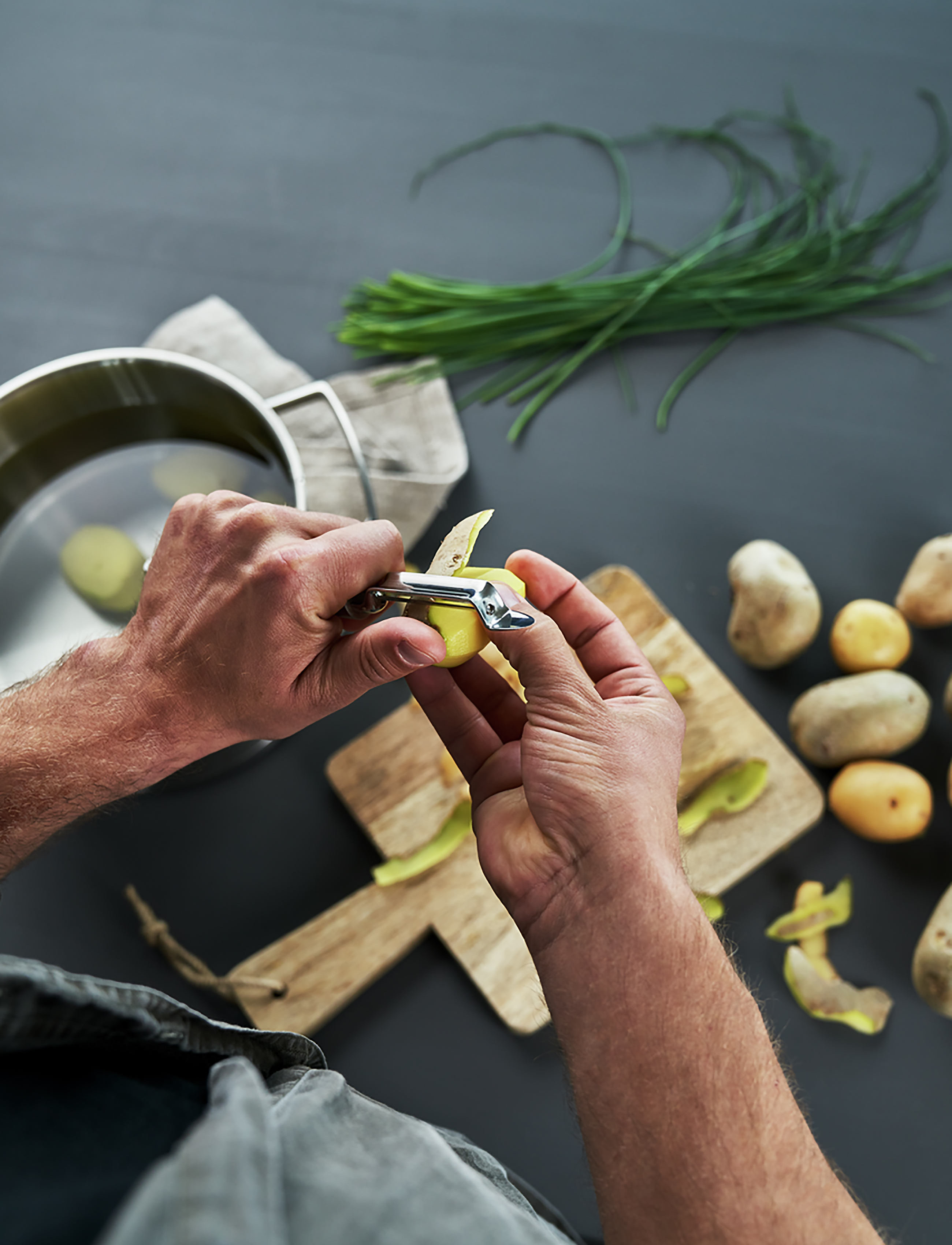 Zwilling Skalare, Bevægeligt Blad, One Size, Kitchen Tools, Silber - Potato Peeler, Homeware