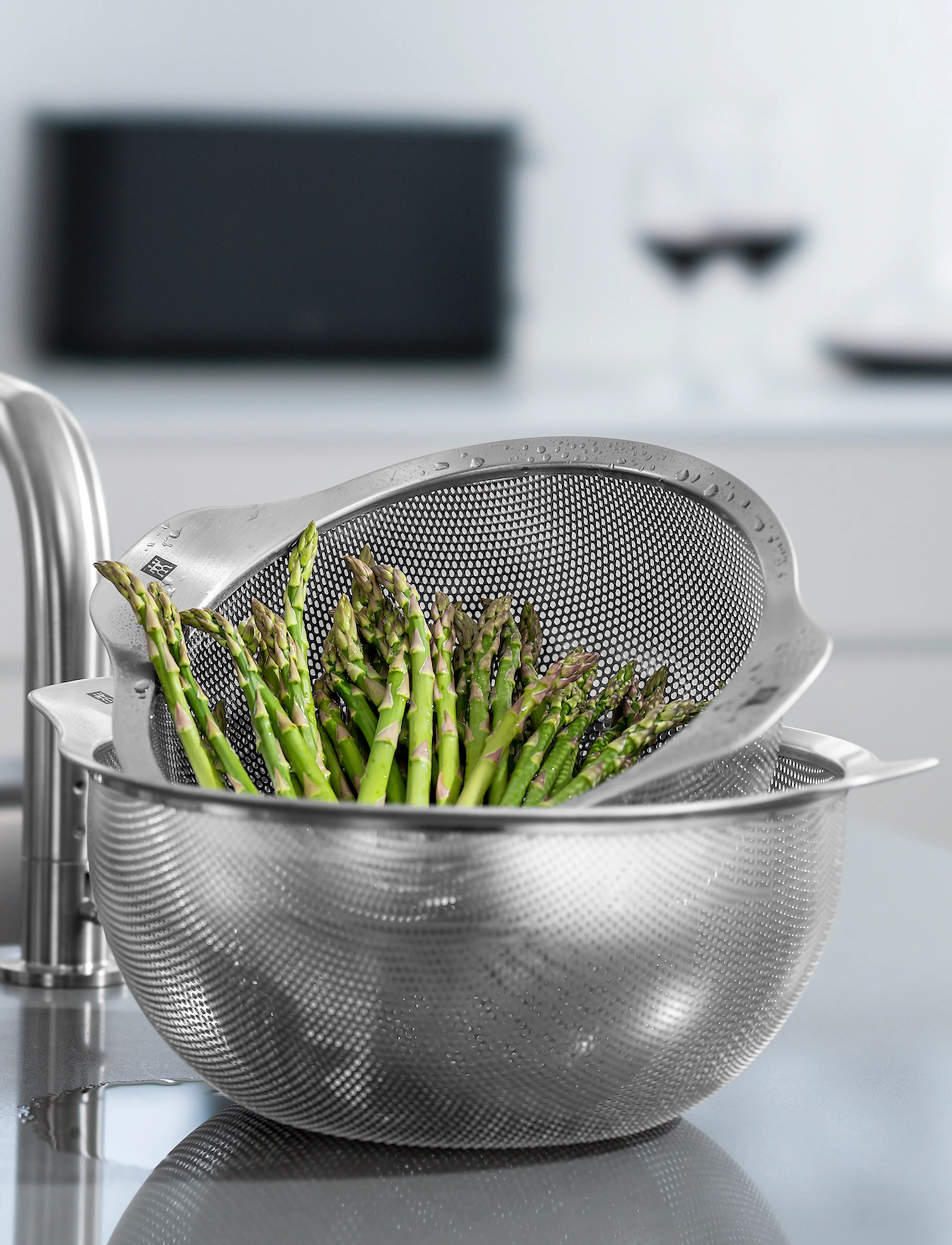 Zwilling - Colander - caurduri, sieti un piltuves - silver - 3