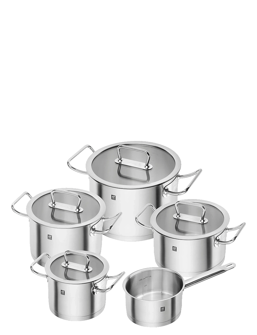Zwilling - Grytset Pro 5-delar & 4 glaslock - silver - 1