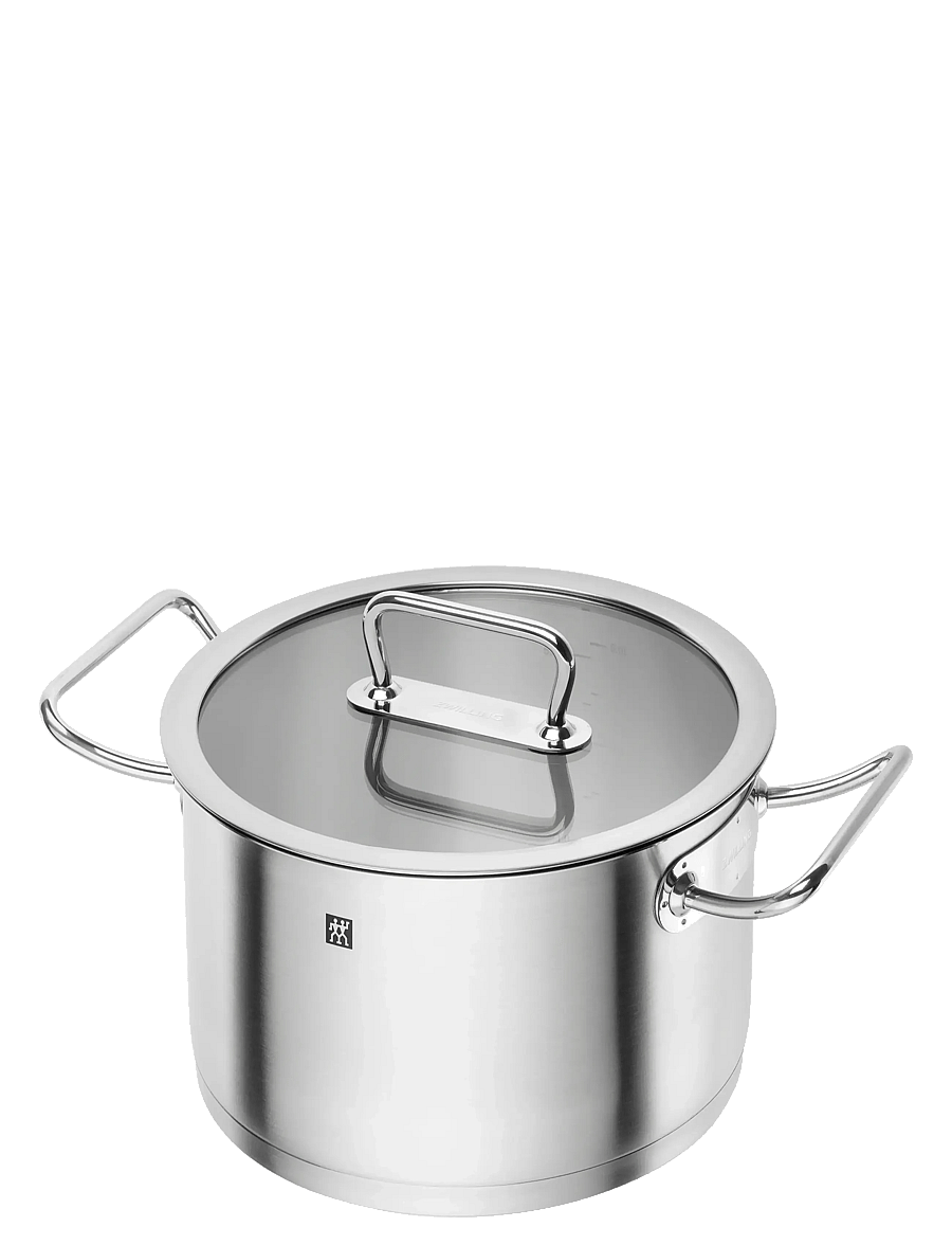 Zwilling - Grytset Pro 5-delar & 4 glaslock - silver - 2