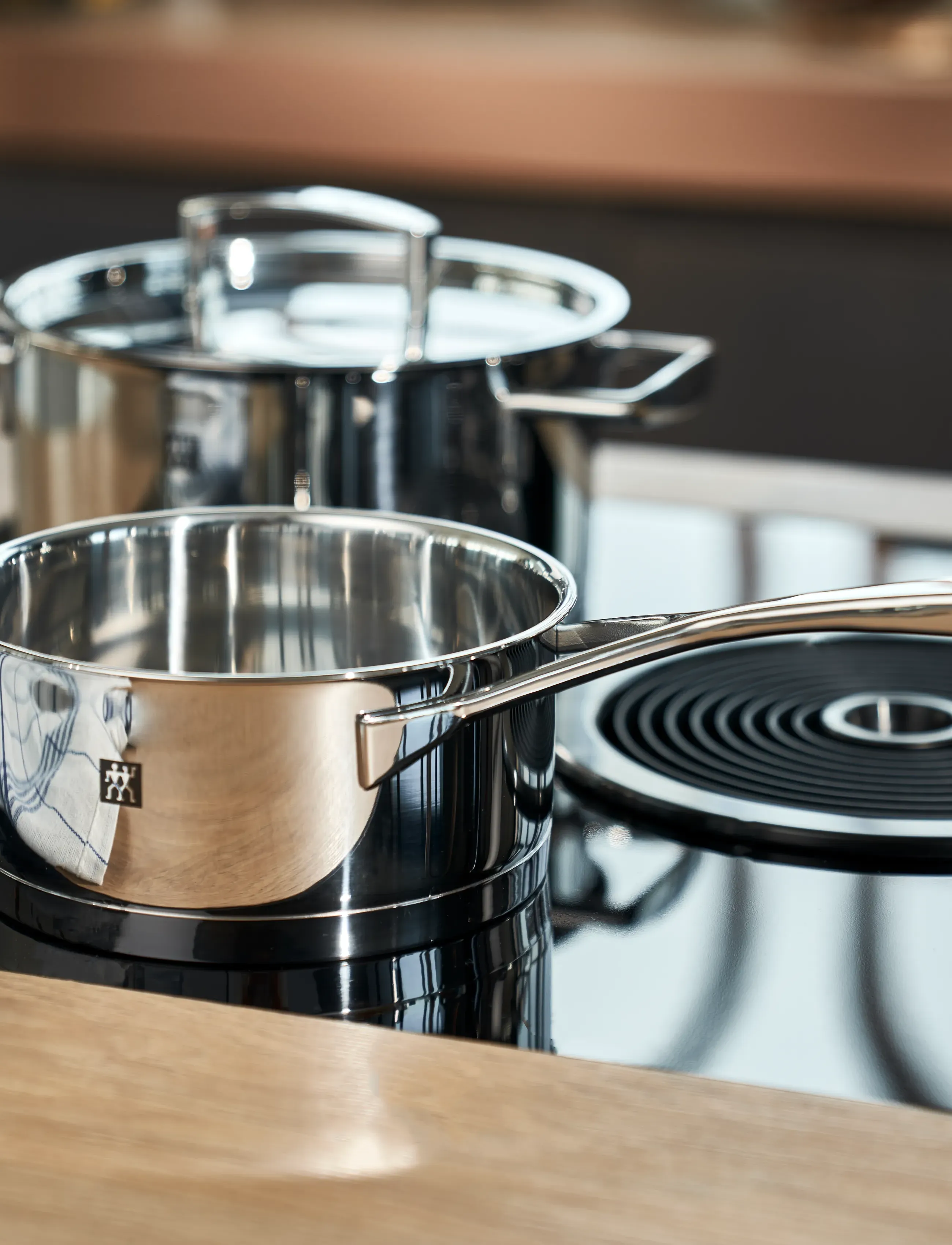 Zwilling - Pot set, Passion, 5-pieces - grydesæt & kasserollesæt - silver - 5
