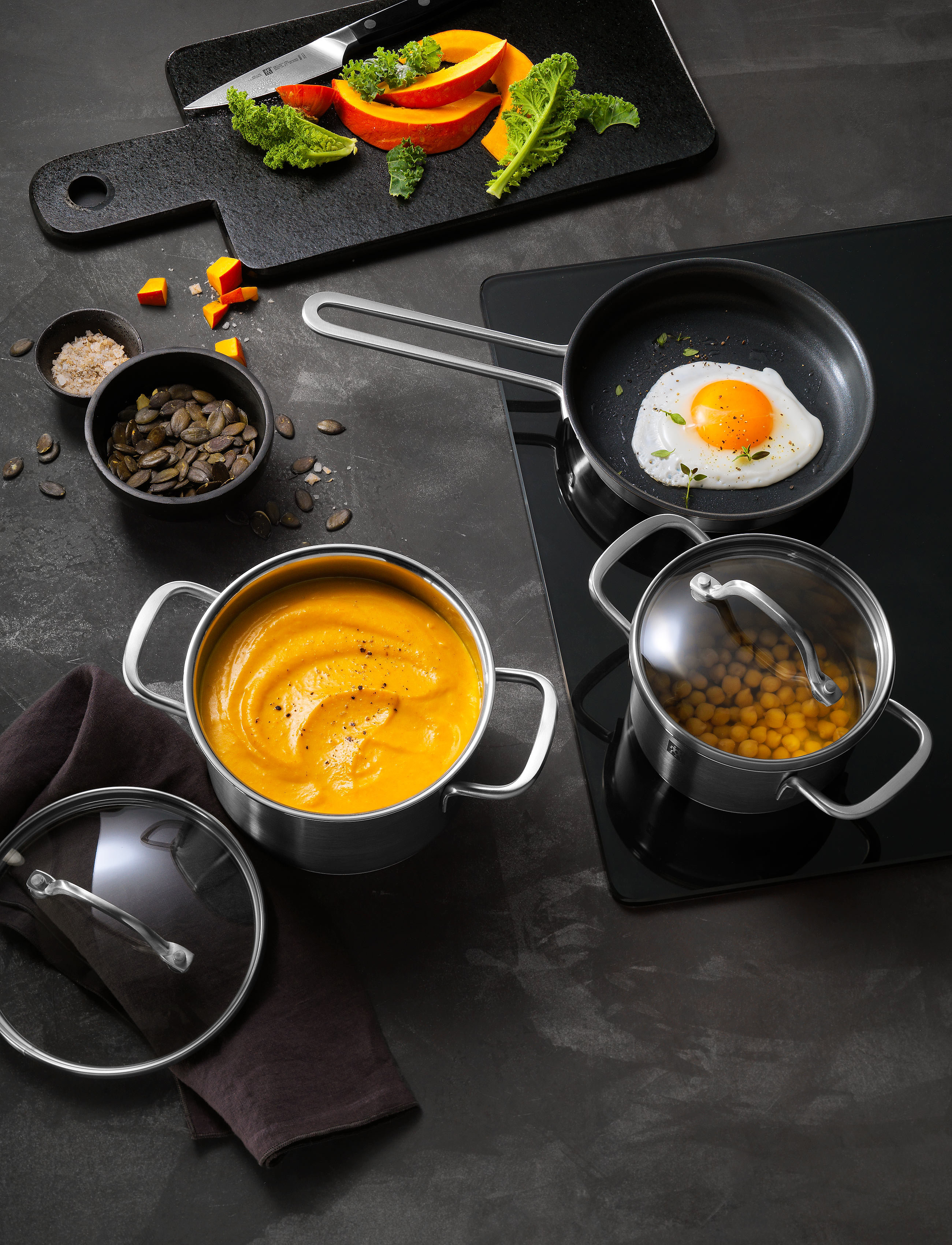 Zwilling Gryde Med Glaslåg, 80 CL, Silver, Gryder & Pander > Bradepander, Unisex