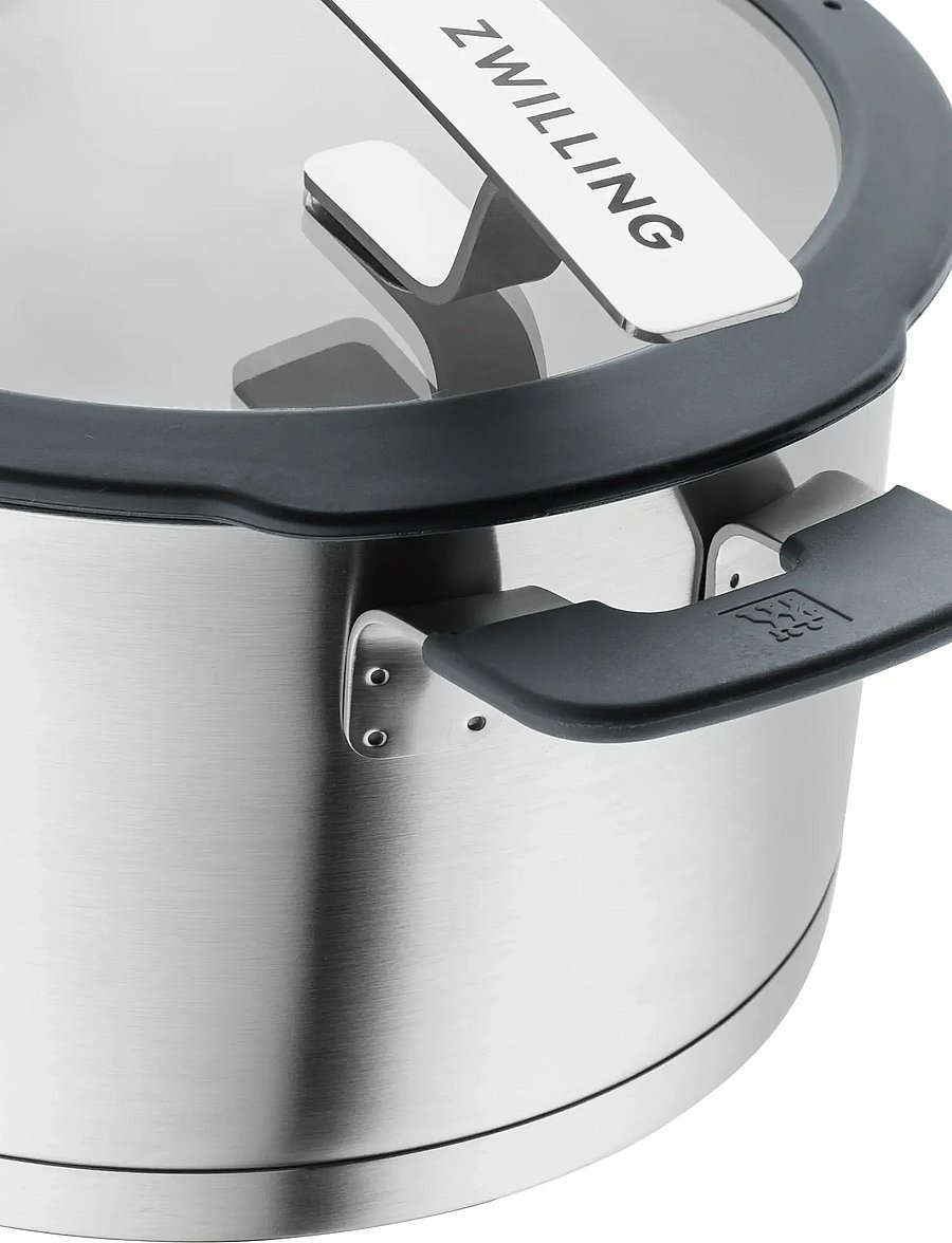 Zwilling - Grytset Simplify 4-delar & 4 glaslock - katlu komplekti - silver - 4