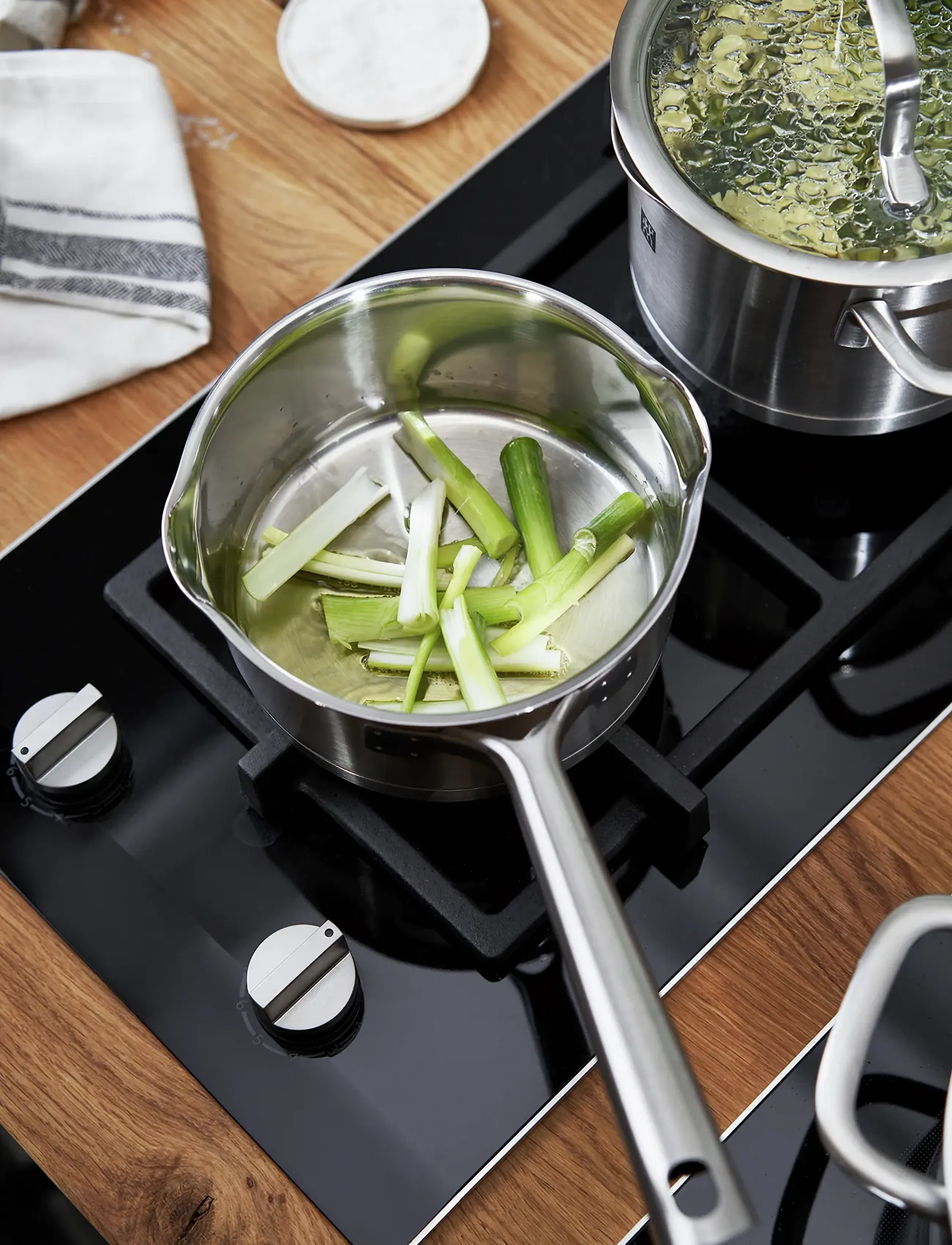 Zwilling - Grytset TrueFlow 3-delar & 2 glaslock. - grydesæt & kasserollesæt - silver - 0