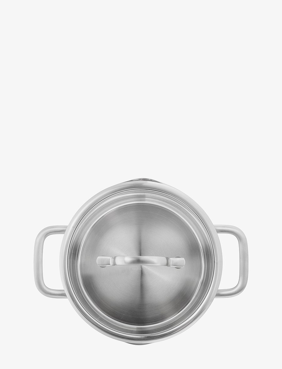 Zwilling - Grytset TrueFlow 3-delar & 2 glaslock. - töpfe saucenpfannen - silver - 2