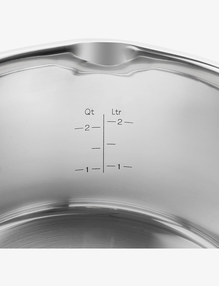 Zwilling - Grytset TrueFlow 3-delar & 2 glaslock. - töpfe saucenpfannen - silver - 3
