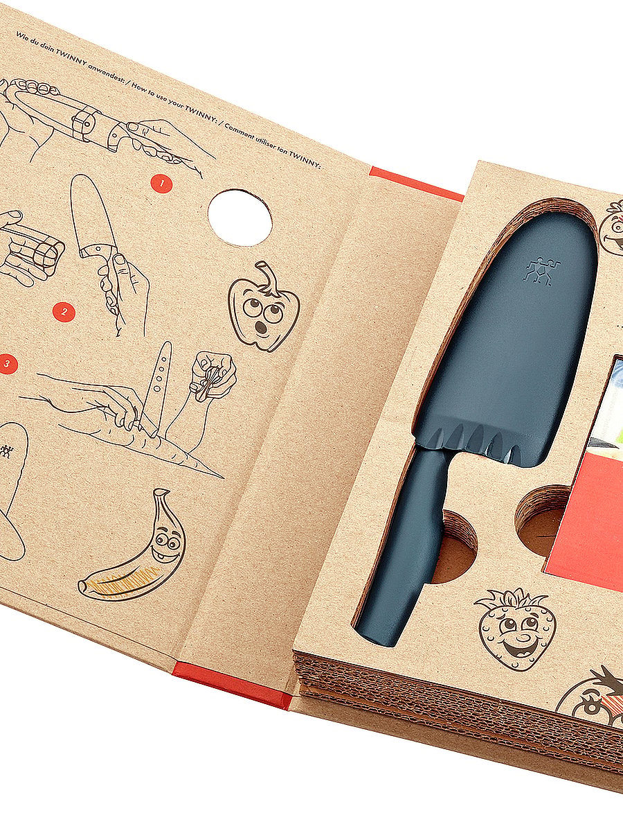 Zwilling - Twinny, Chef's knife 10 cm, blue - kochmesser - blue - 2