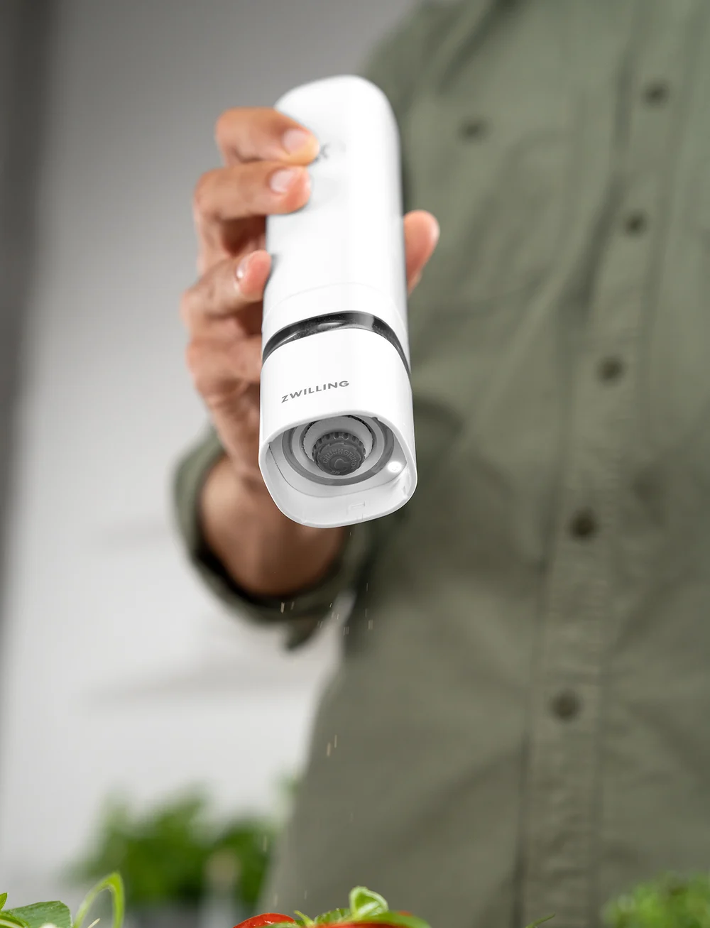 Zwilling - Enfinigy, Electric spice mill - salz- & pfefferstreuer - white - 4