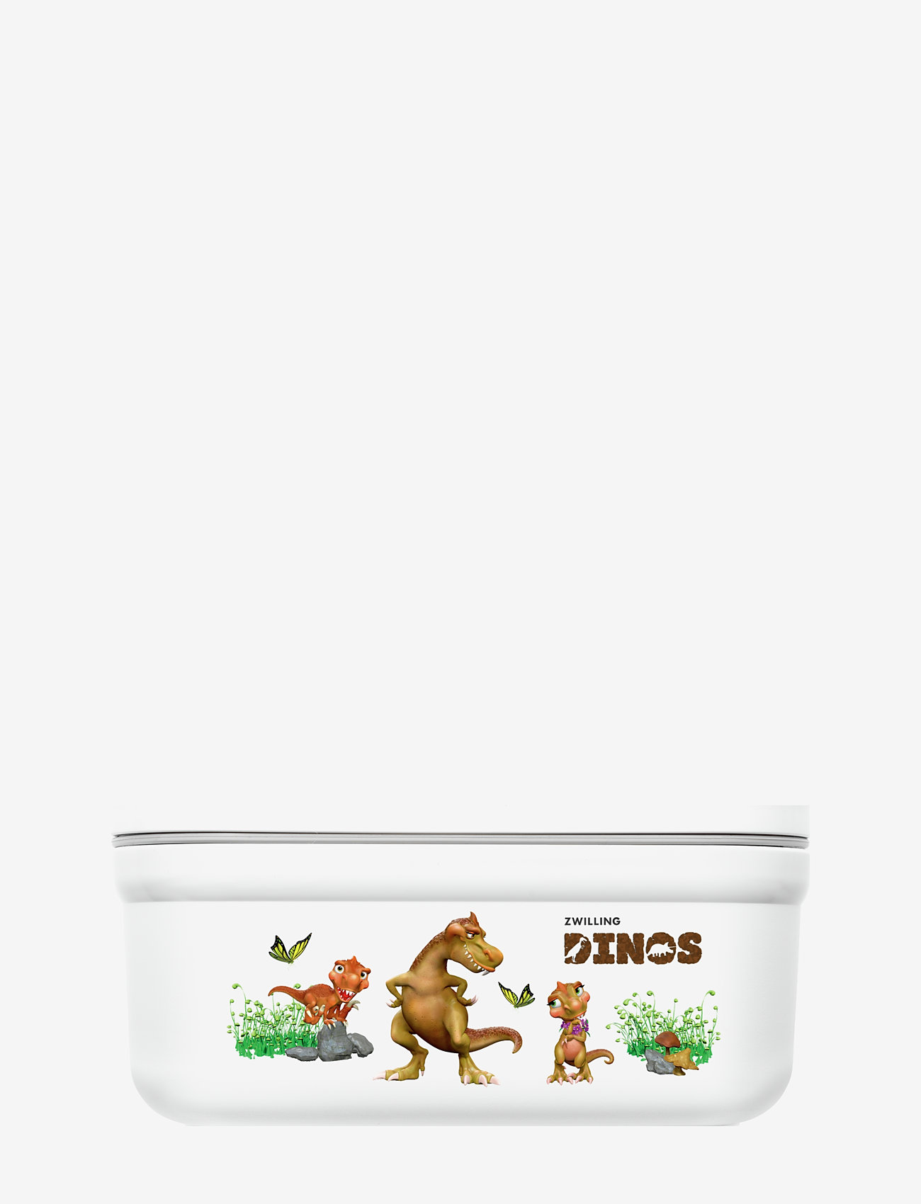 Zwilling - Fresh & Save Dinos, Vacuum lounasrasia S Valkoharmaa muovi - alhaisimmat hinnat - white-grey - 1