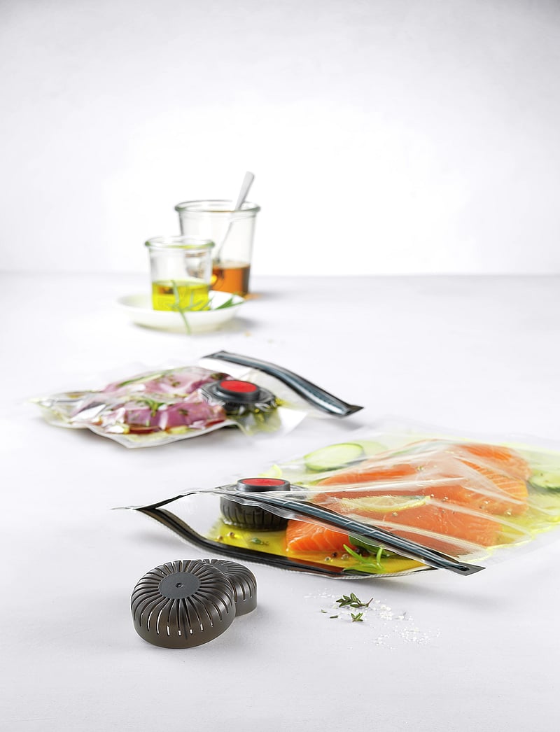 Zwilling - Fresh & Save, Vacuum accessory set 6-p, liquid barrier - die niedrigsten preise - grey - 1