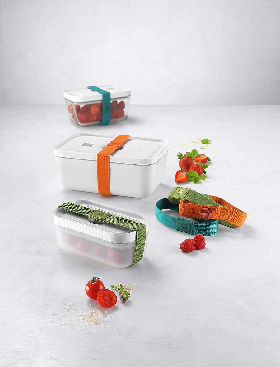 Zwilling - Fresh & Save, Vacuum accessory set 3-p elastic bands - brotdosen & lebensmittelbehälter - mixed colours - 5