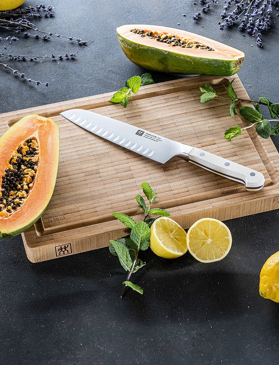 Zwilling - Pro le blanc, Santoku 18 cm - santoku messer - white - 0