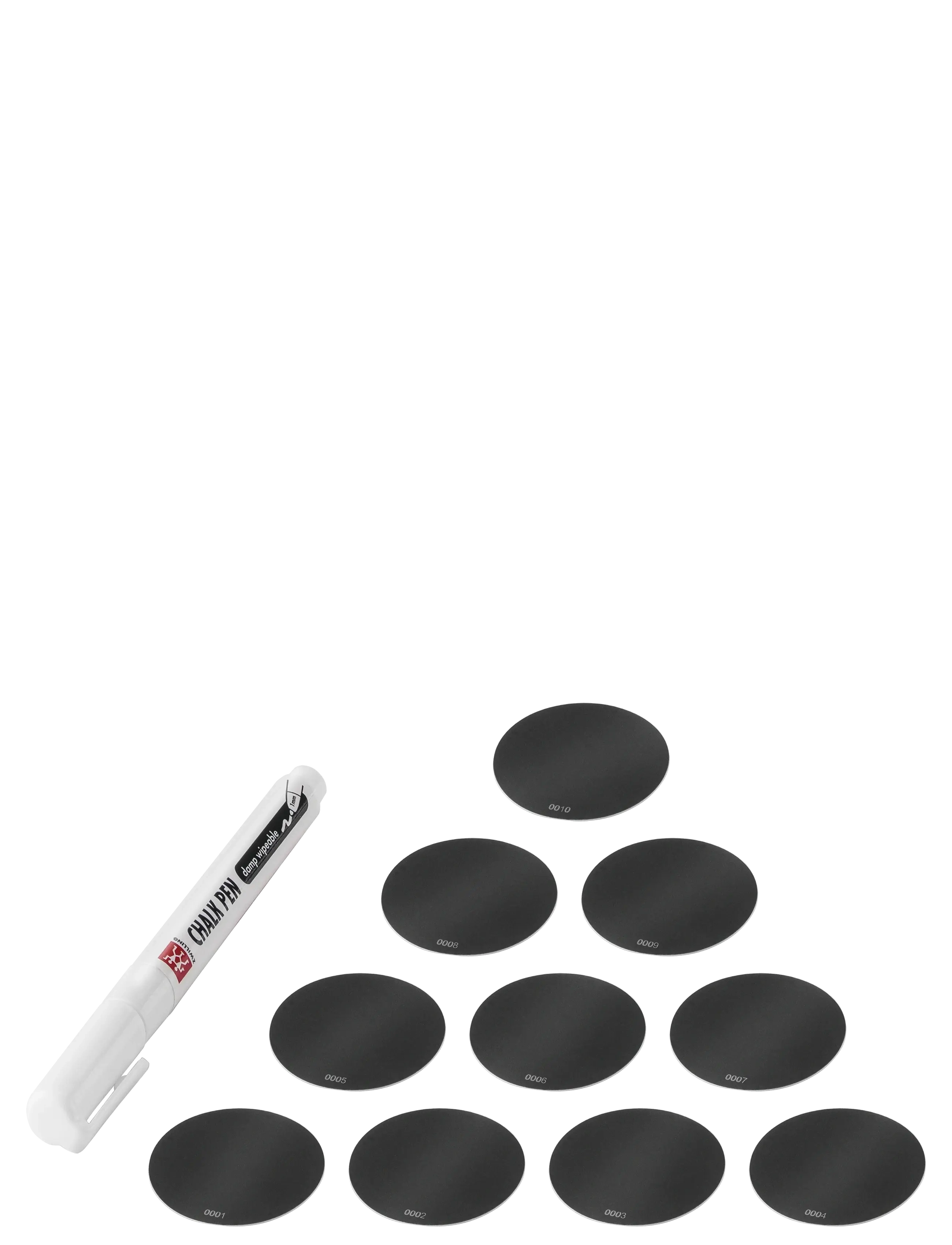 Zwilling Fresh & Save Cube Set Med Nfc-Etiketter Och Kritpenna, 11-Delar., Andet køkkenredskab, Sort, Str: ONE SIZE
