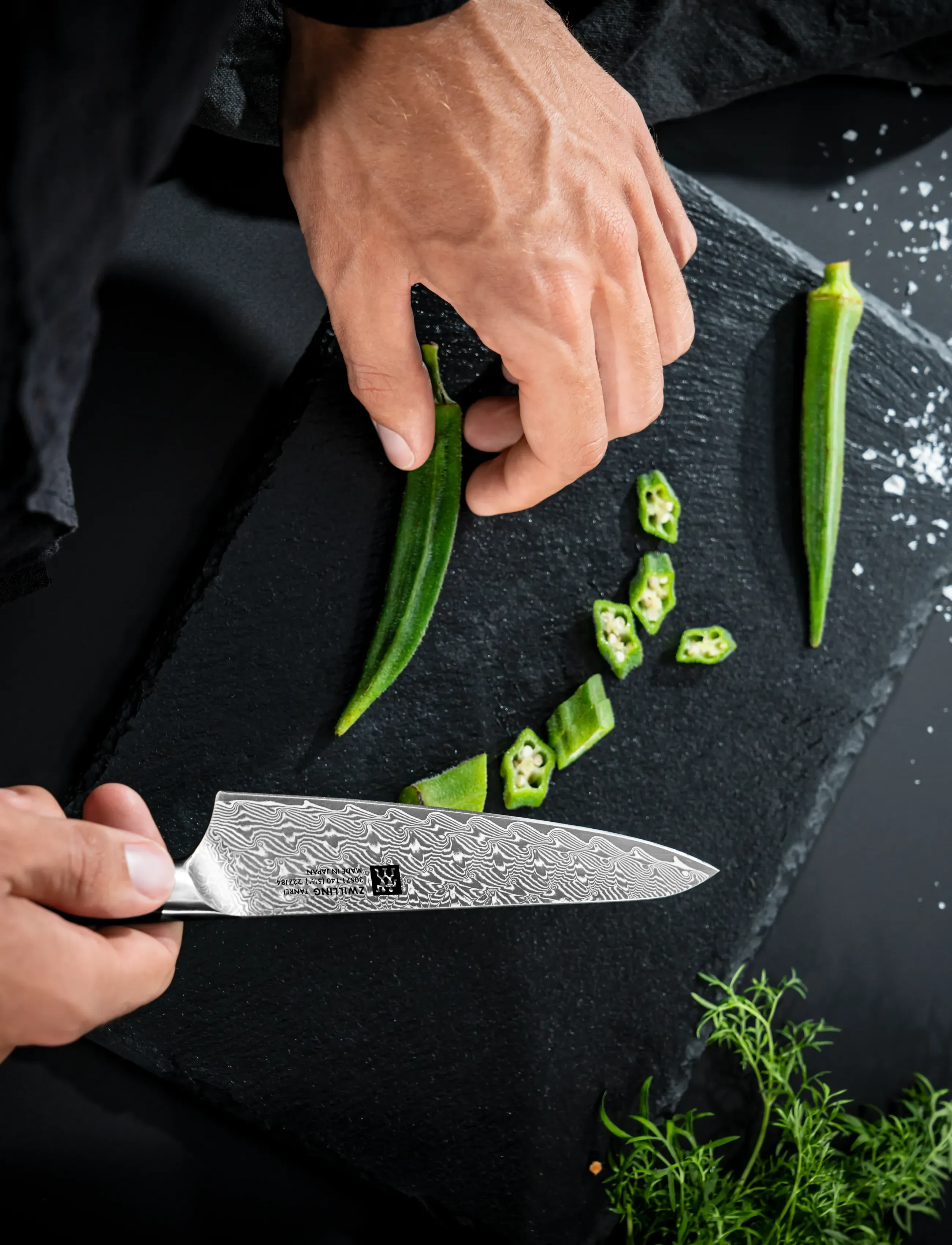 Zwilling - Shotoh Kockkniv Tanrei 14 cm - Šefpavāra naži - grey - 2