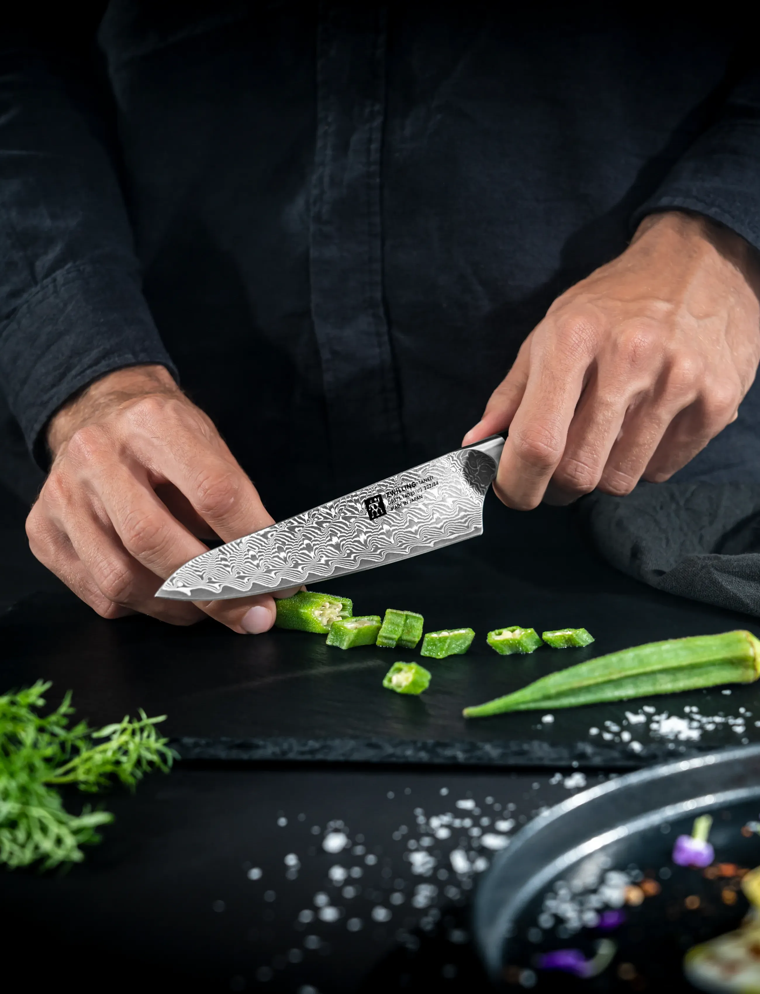 Zwilling - Shotoh Kockkniv Tanrei 14 cm - Šefpavāra naži - grey - 3