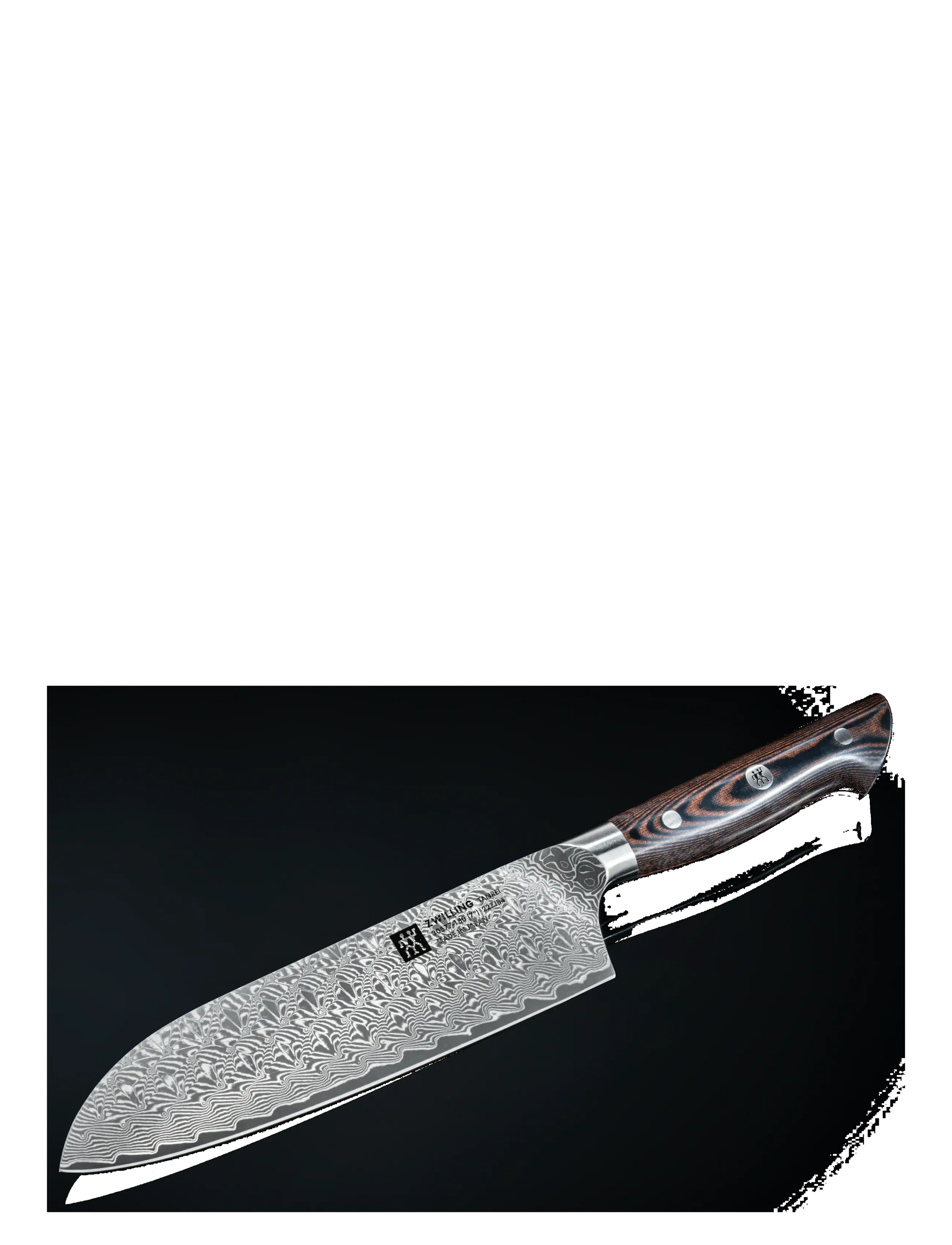 Zwilling - Santuko Japansk kockkniv Tanrei 18 cm - santoku messer - grey - 2