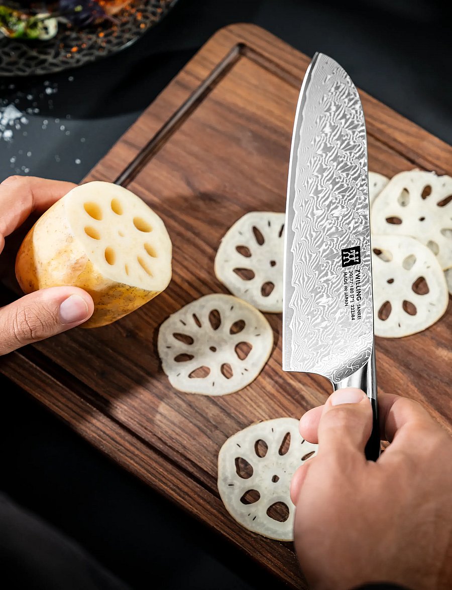 Zwilling - Santuko Japansk kockkniv Tanrei 18 cm - santoku messer - grey - 5